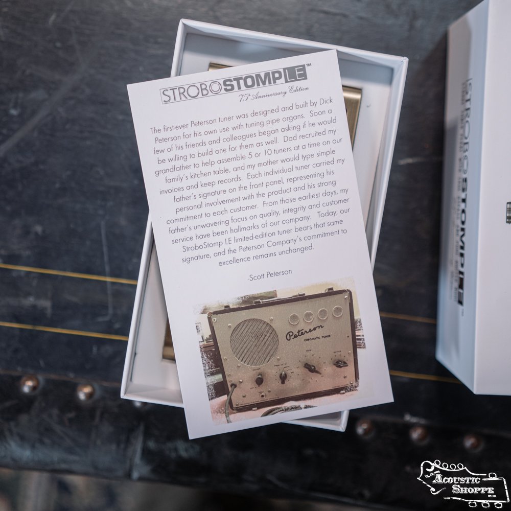 Peterson StroboStomp LE 75th Anniversary Limited Edition Tuner Pedal (SSLE)