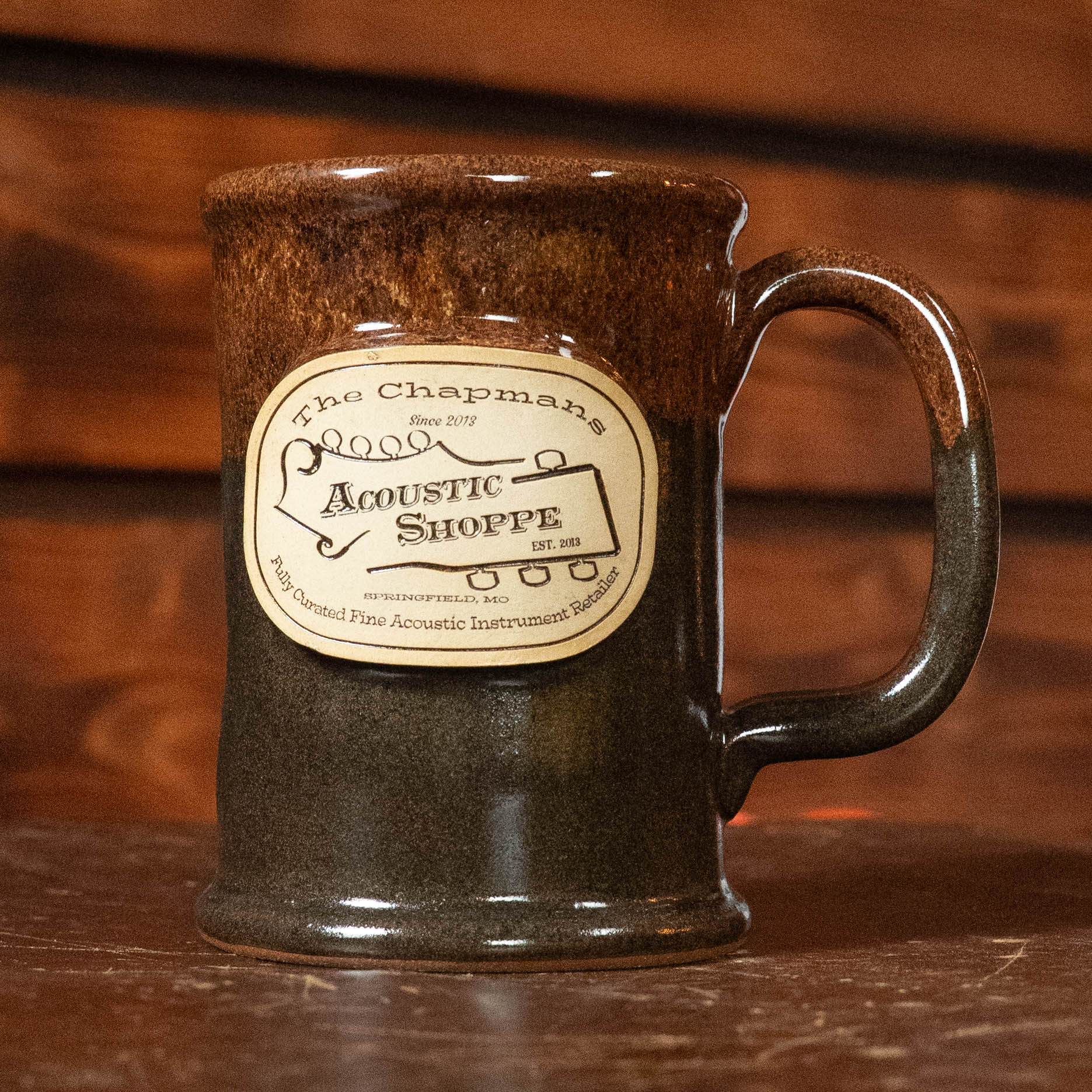 TAS Executive Slim Sunset Hill Stoneware Pottery Mug