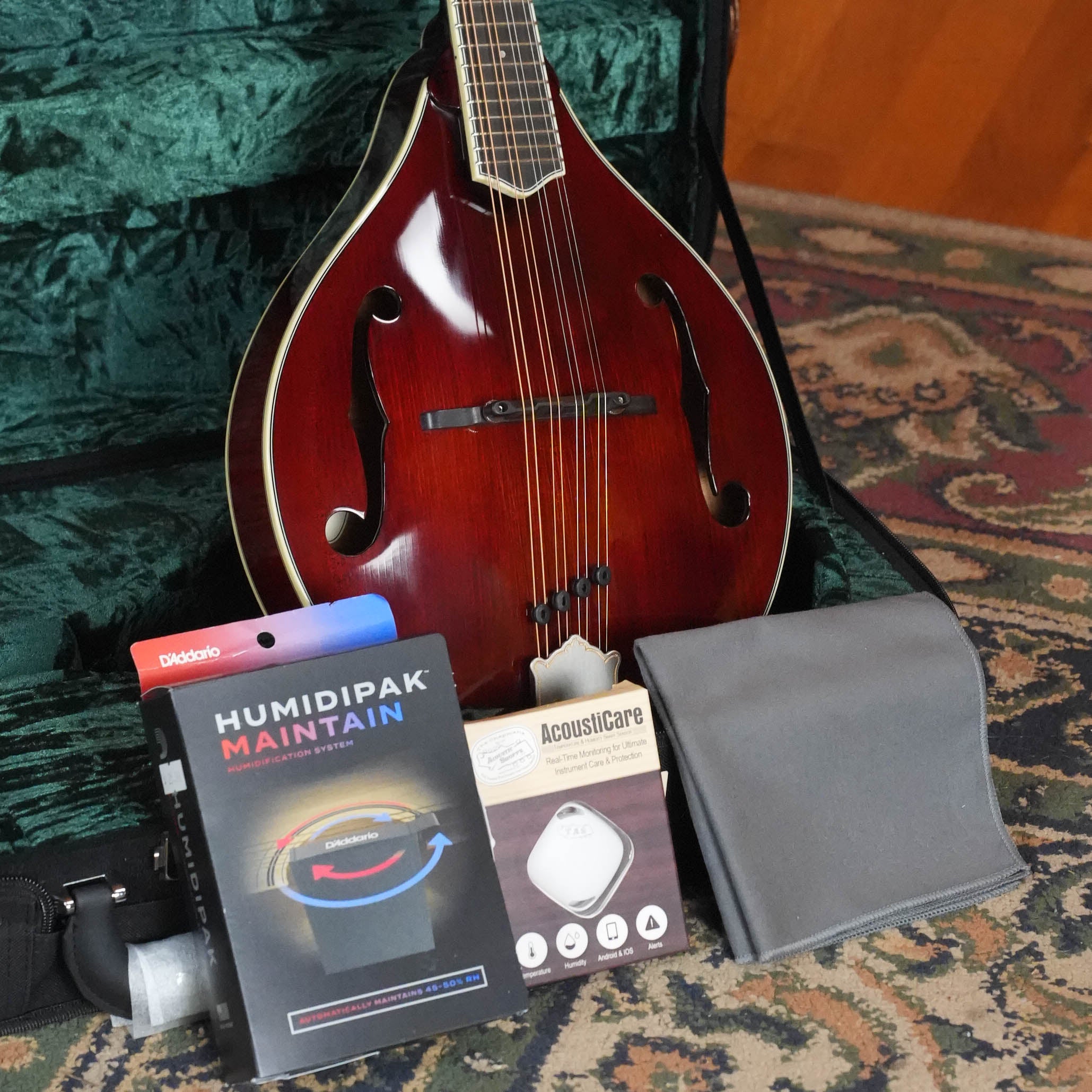 *TAS Exclusive* Bourgeois M5-A-CR Cordovan Red A-Style Mandolin #2121