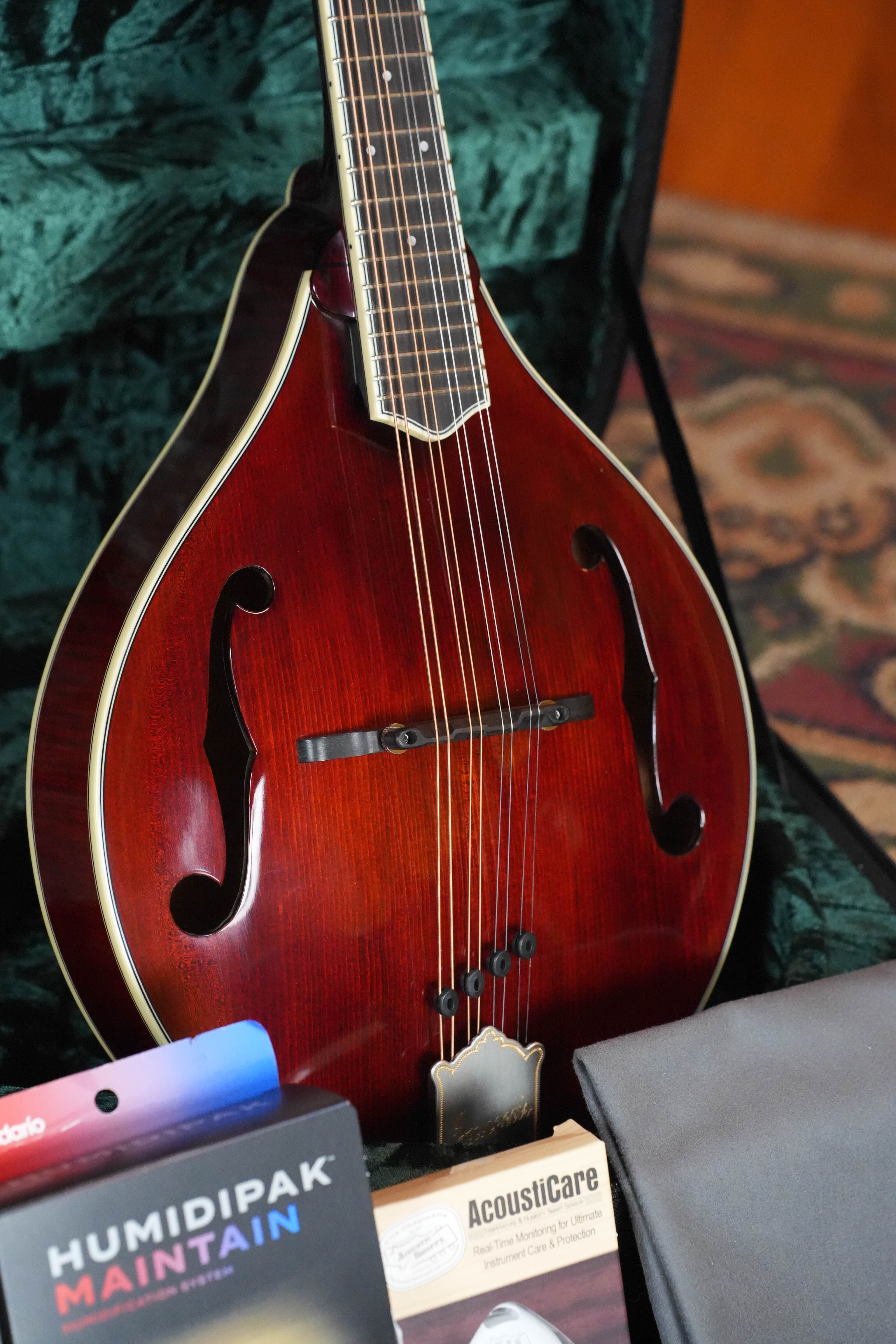 *TAS Exclusive* Bourgeois M5-A-CR Cordovan Red A-Style Mandolin #2121