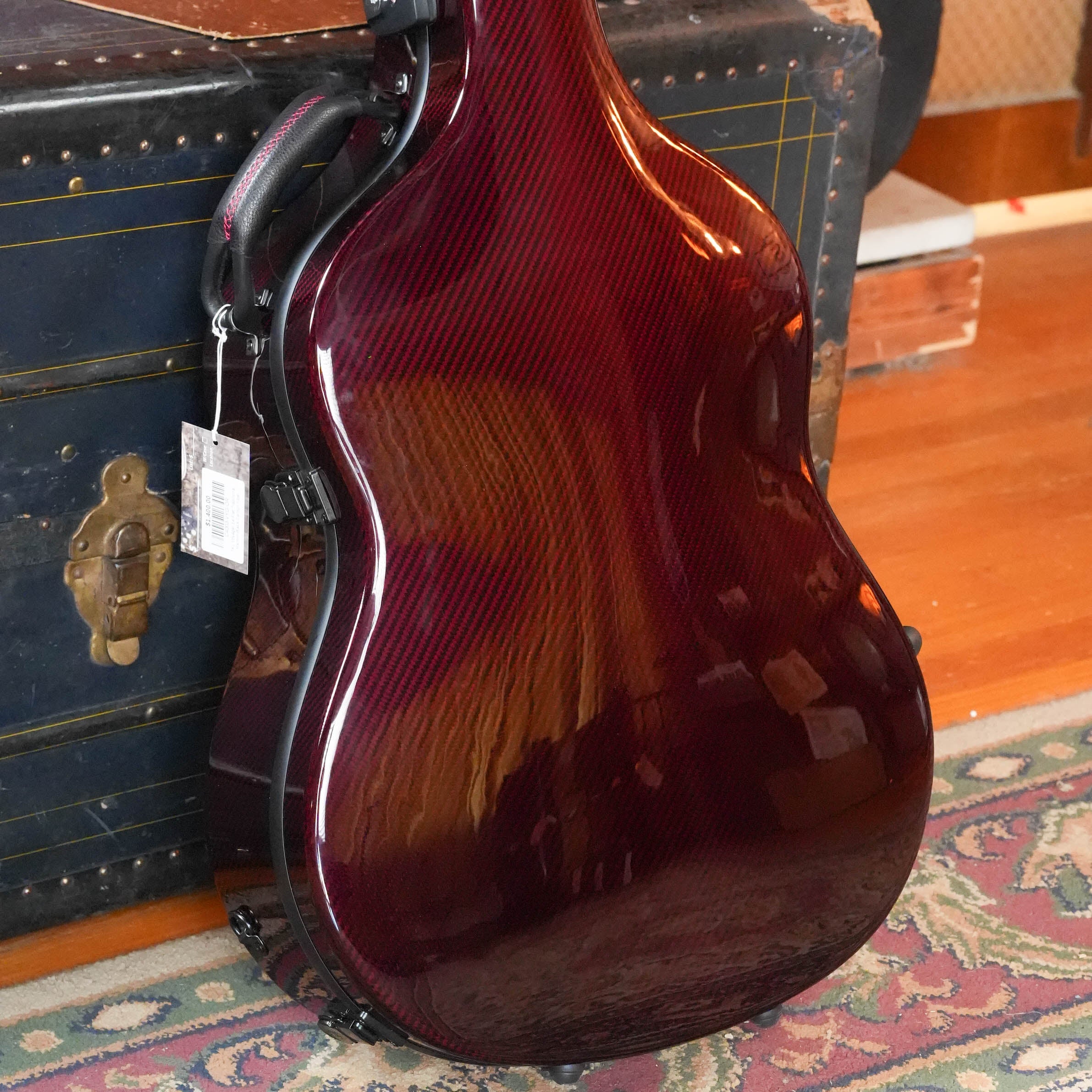 TKL Voyager 14-Fret Traditional Maroon/Black Carbon Fiber Dreadnought Case