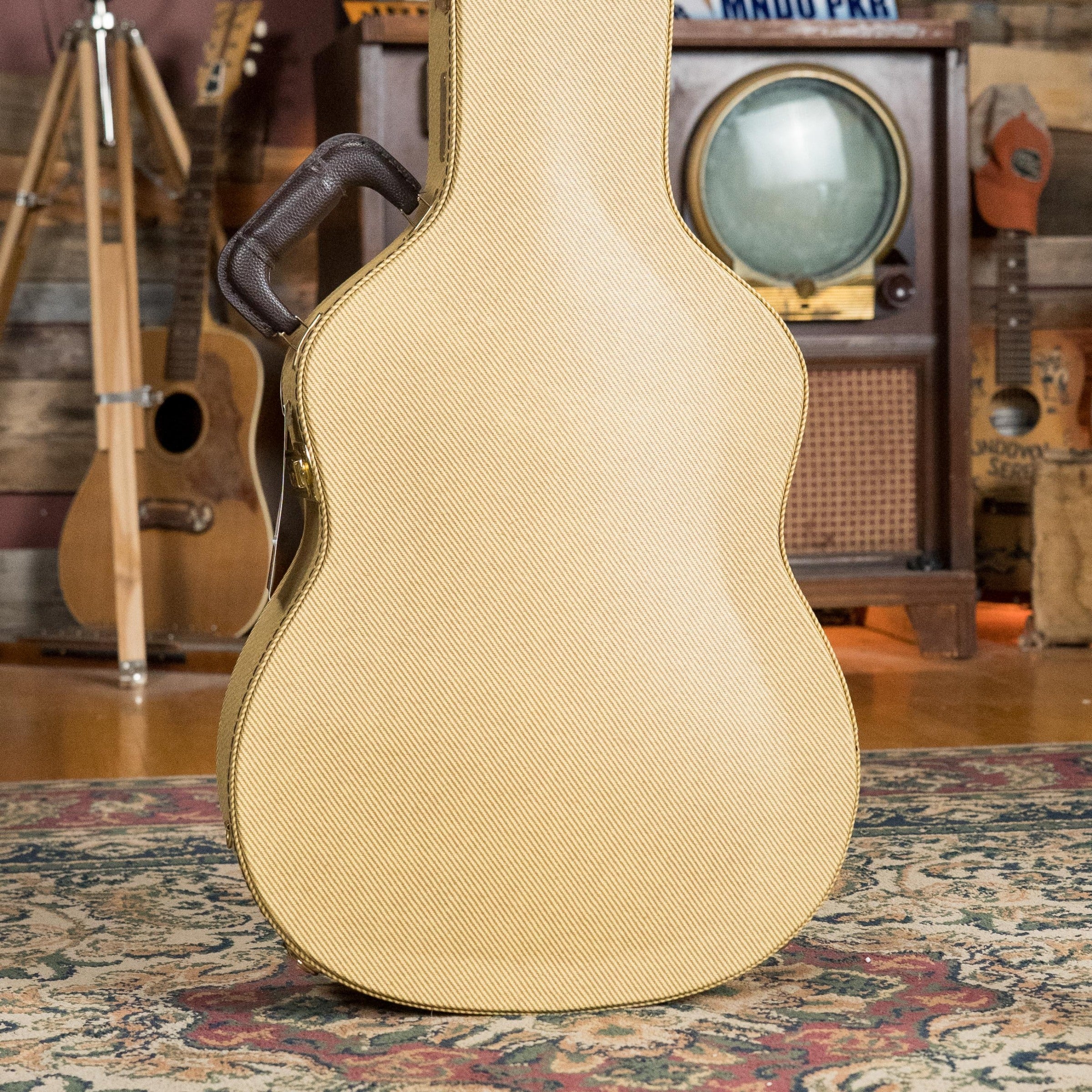 TKL 09105 Elite Archtop OOO/OM Tweed Guitar Case