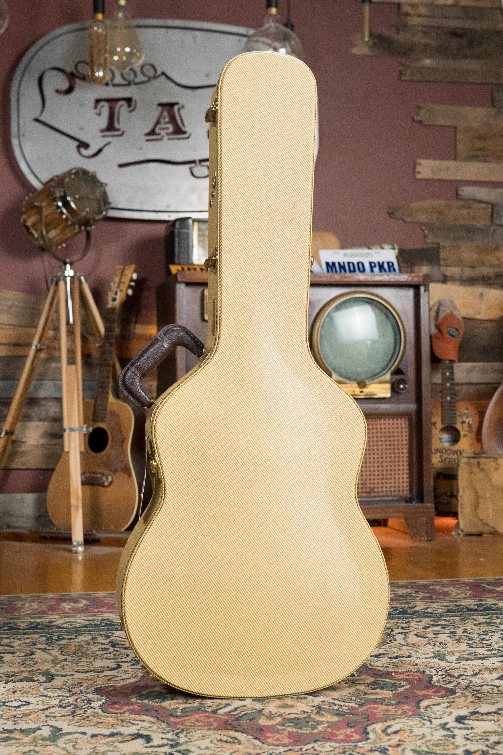 TKL 09105 Elite Archtop OOO/OM Tweed Guitar Case