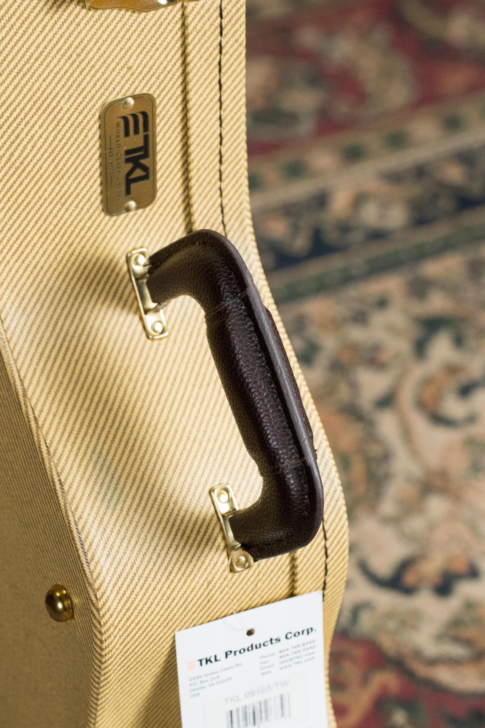 TKL 09105 Elite Archtop OOO/OM Tweed Guitar Case