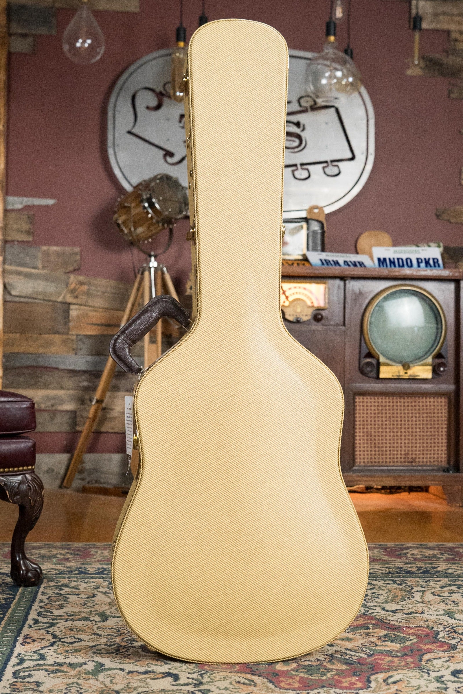 TKL 09115 Elite Archtop 6/12 String Dreadnought Tweed Guitar Case