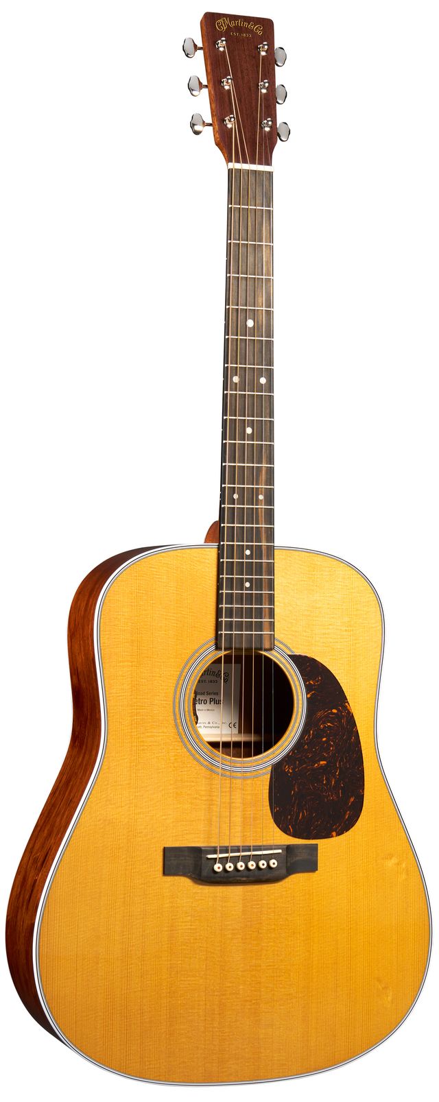 PRE-ORDER DEPOSIT ONLY *New 2026 Model* Martin DE Retro Plus Road Series Torrefied Spruce/Granadillo Dreadnought Guitar w/LR Baggs Electronics