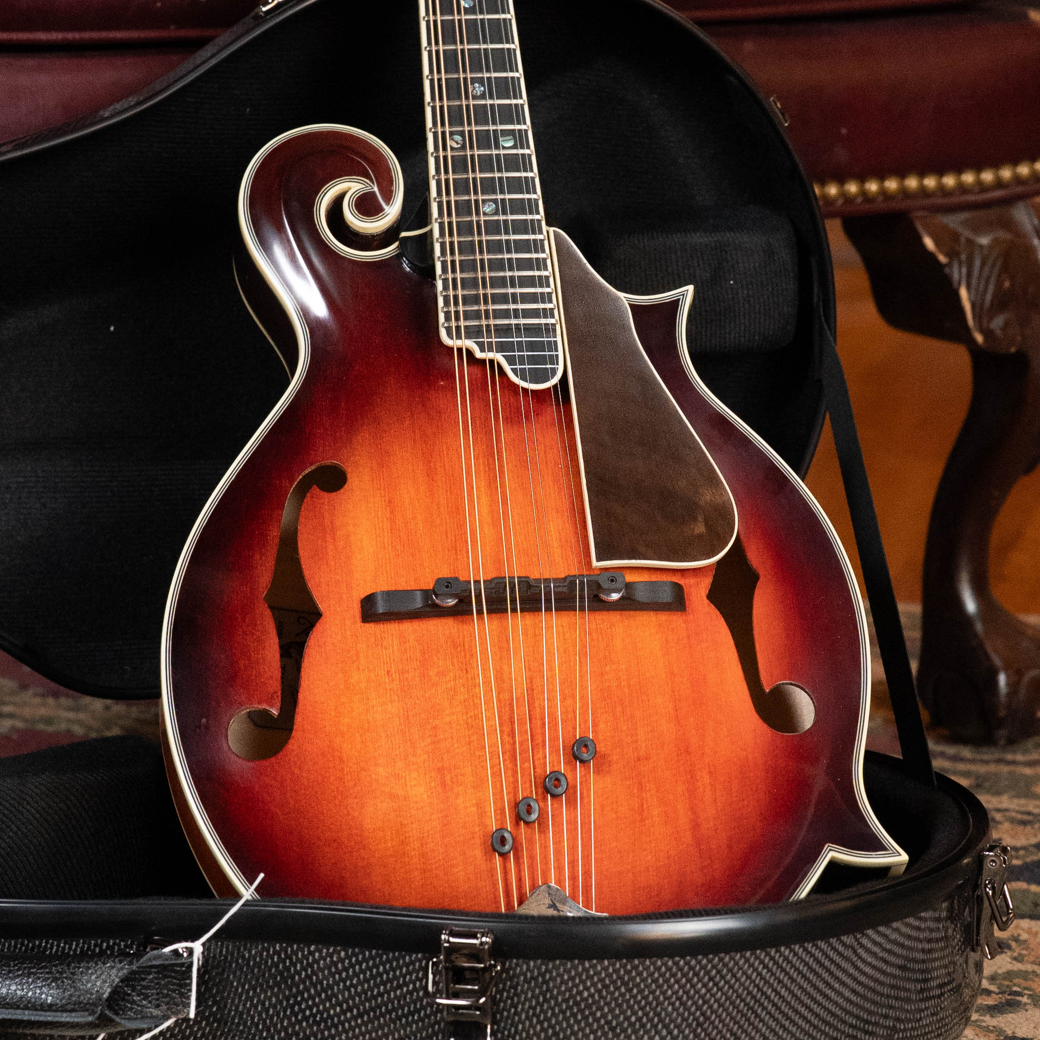 Tailwater TW-F5V Adirondack/Flamed Maple F-Style Mandolin #1108