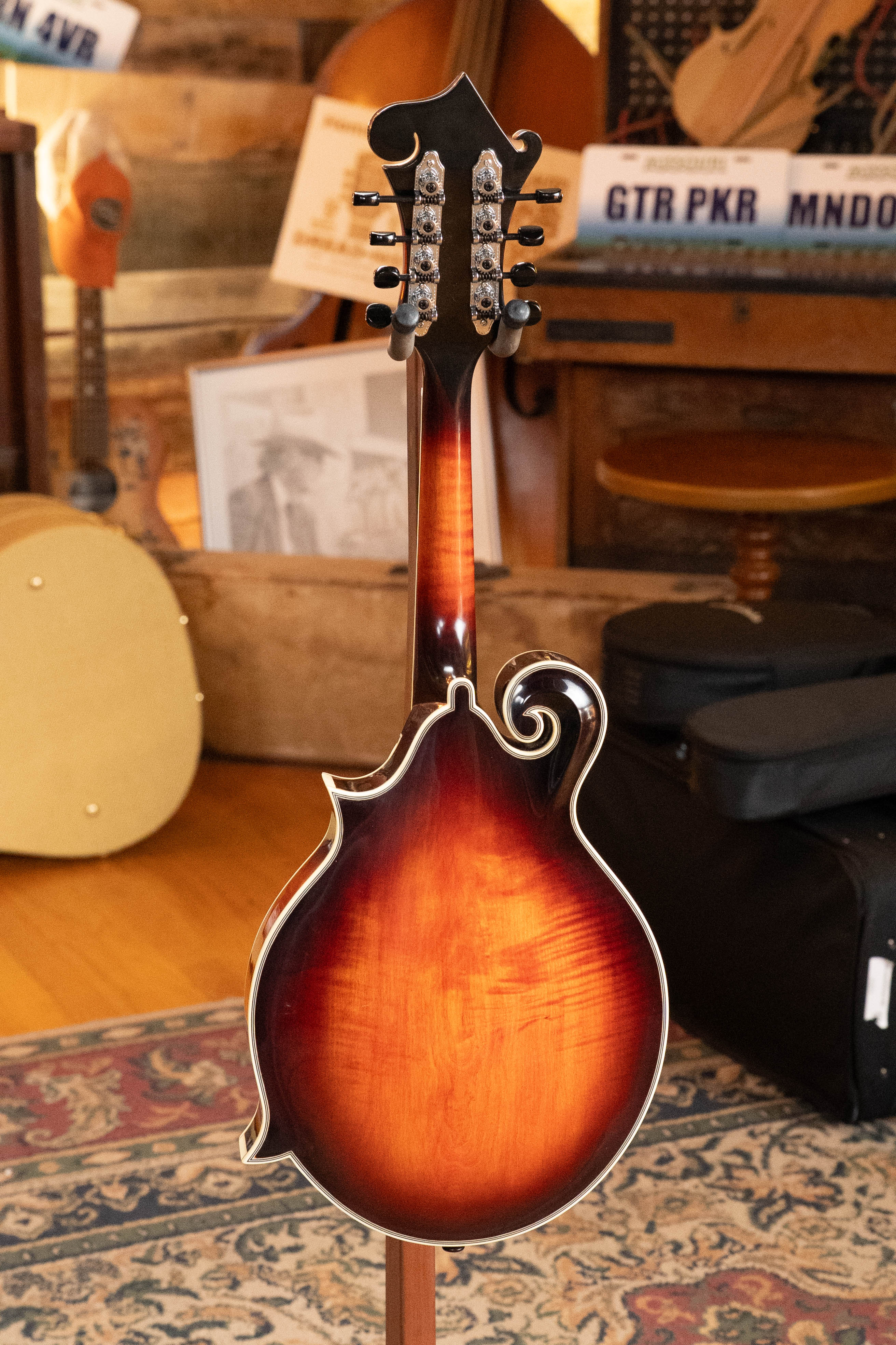 Tailwater TW-F5V Adirondack/Flamed Maple F-Style Mandolin #1108