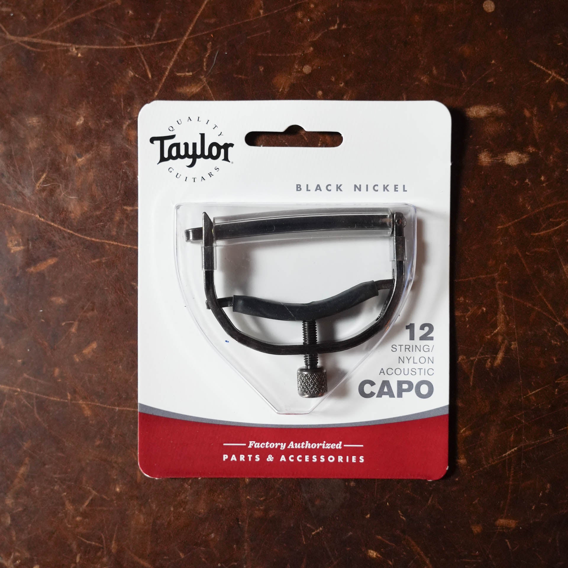 Taylor Capo, 12-String/Nylon, Black Nickel