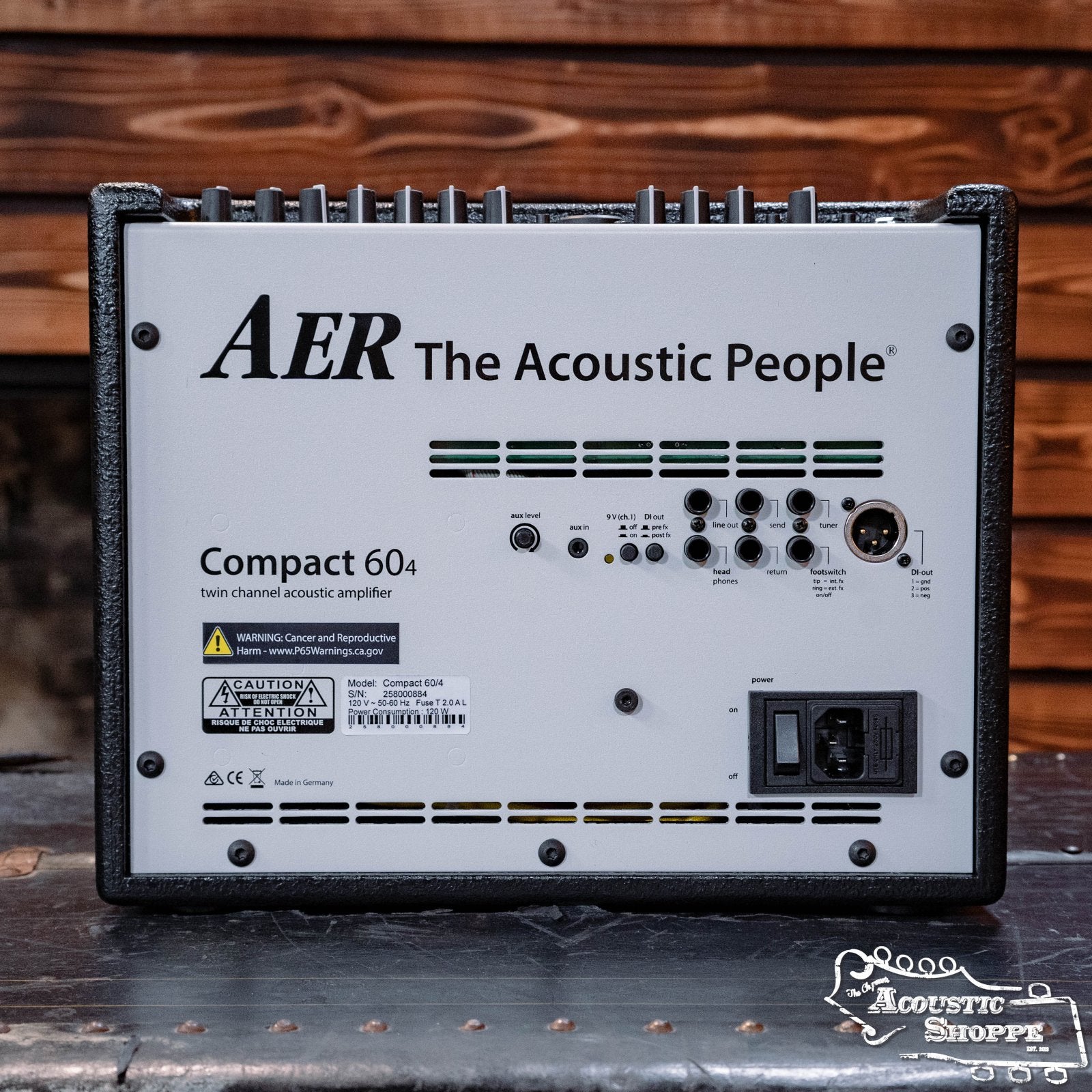 AER The Acoustic People Compact 60/4 Acoustic Line Amp