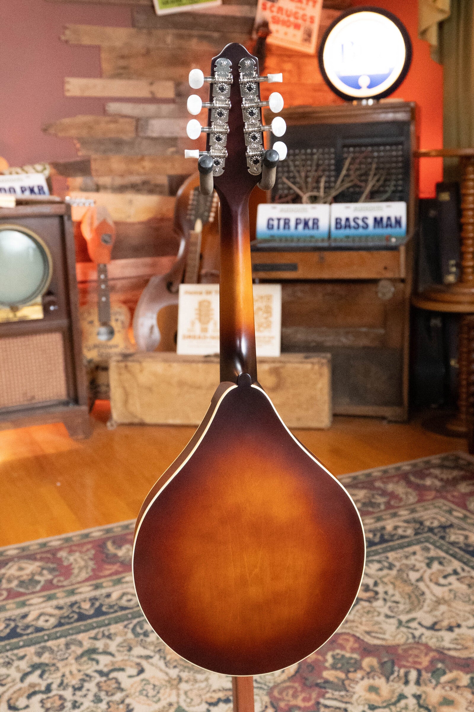 The Loar LM-110E-BRB "Honey Creek" A-Style Brownburst Mandolin w/Pickup #1073