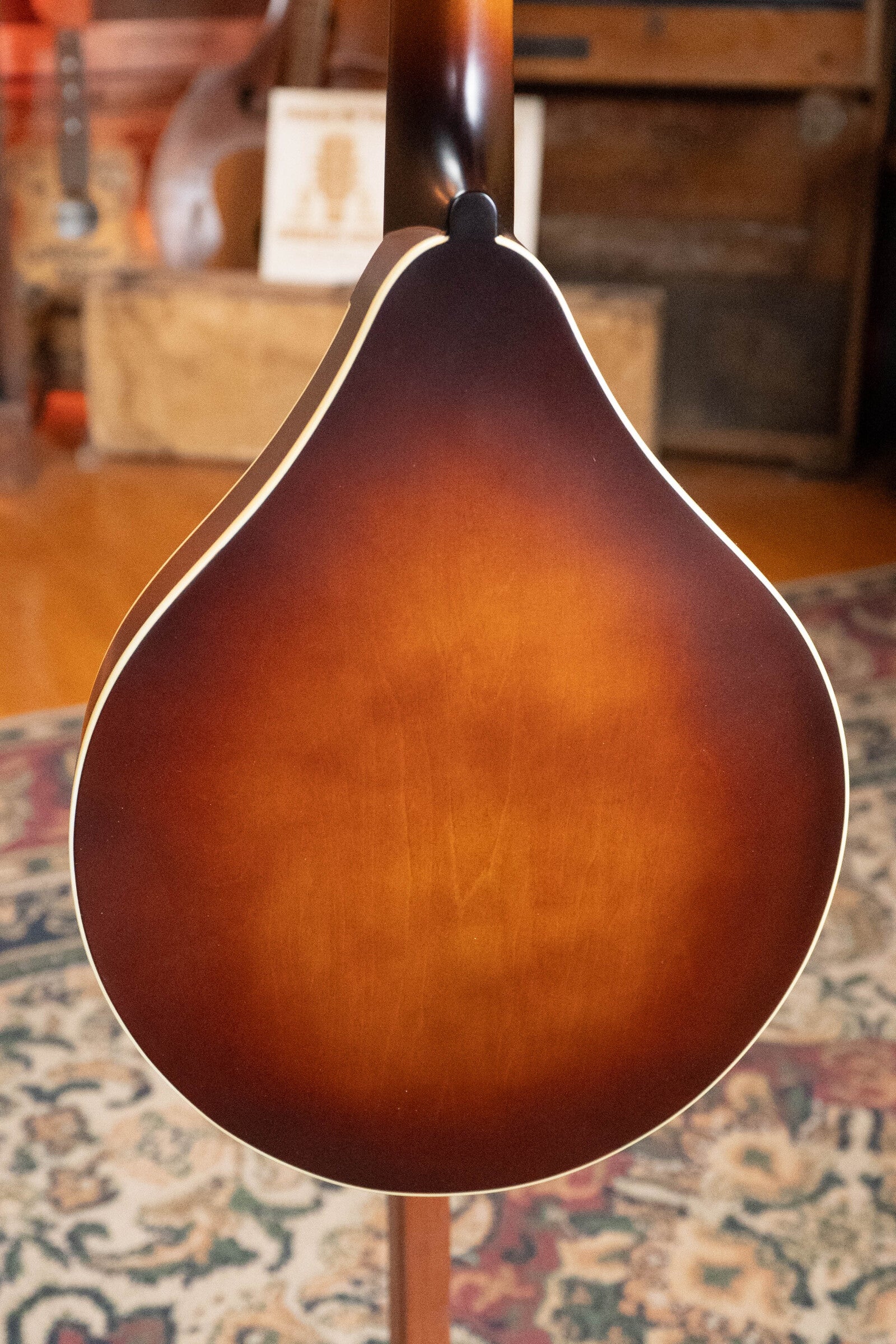 The Loar LM-110E-BRB "Honey Creek" A-Style Brownburst Mandolin w/Pickup #1073