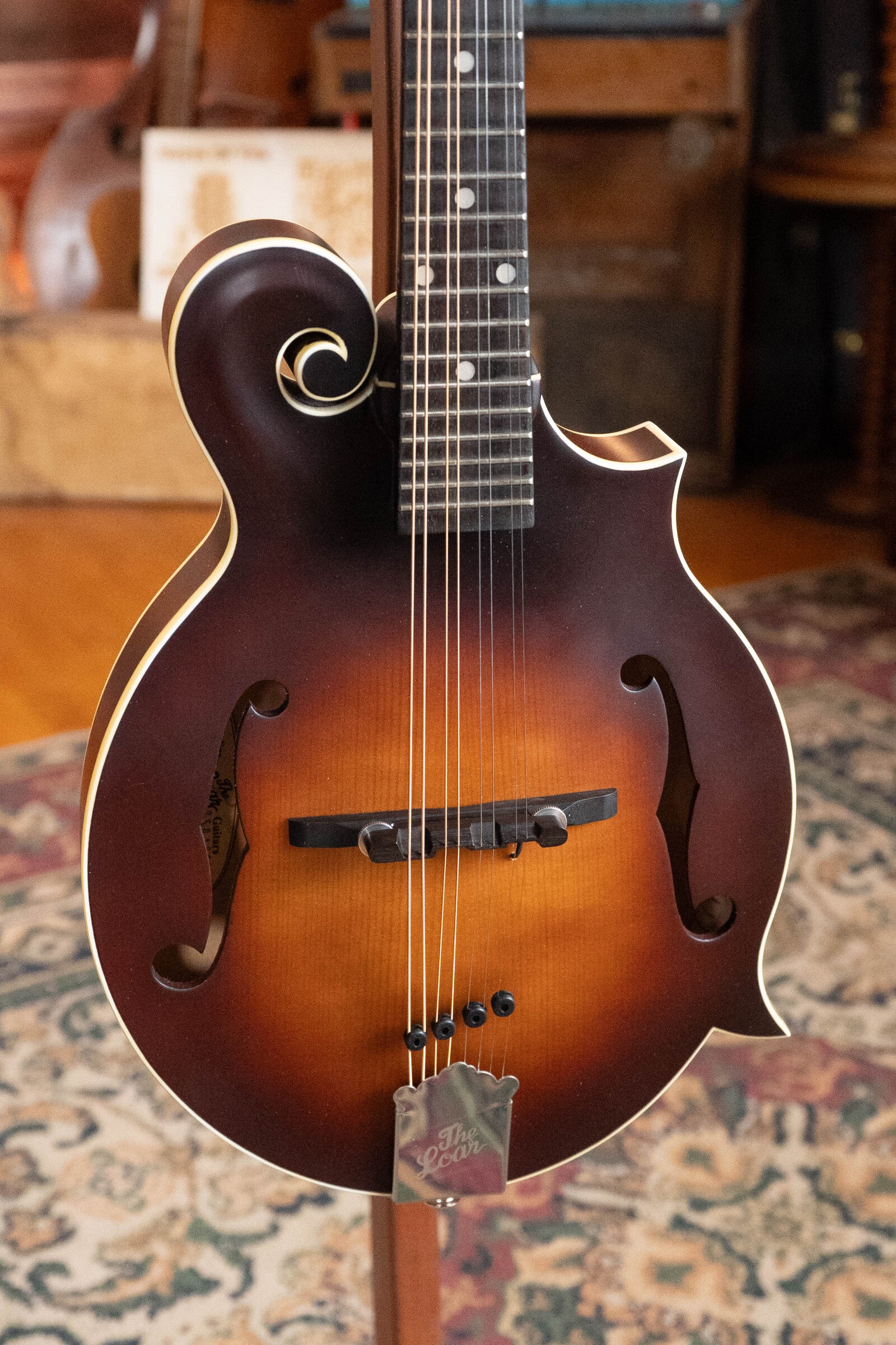 The Loar LM-310FE-BRB "Honey Creek" F-Style Brownburst Mandolin w/Pickup #0072