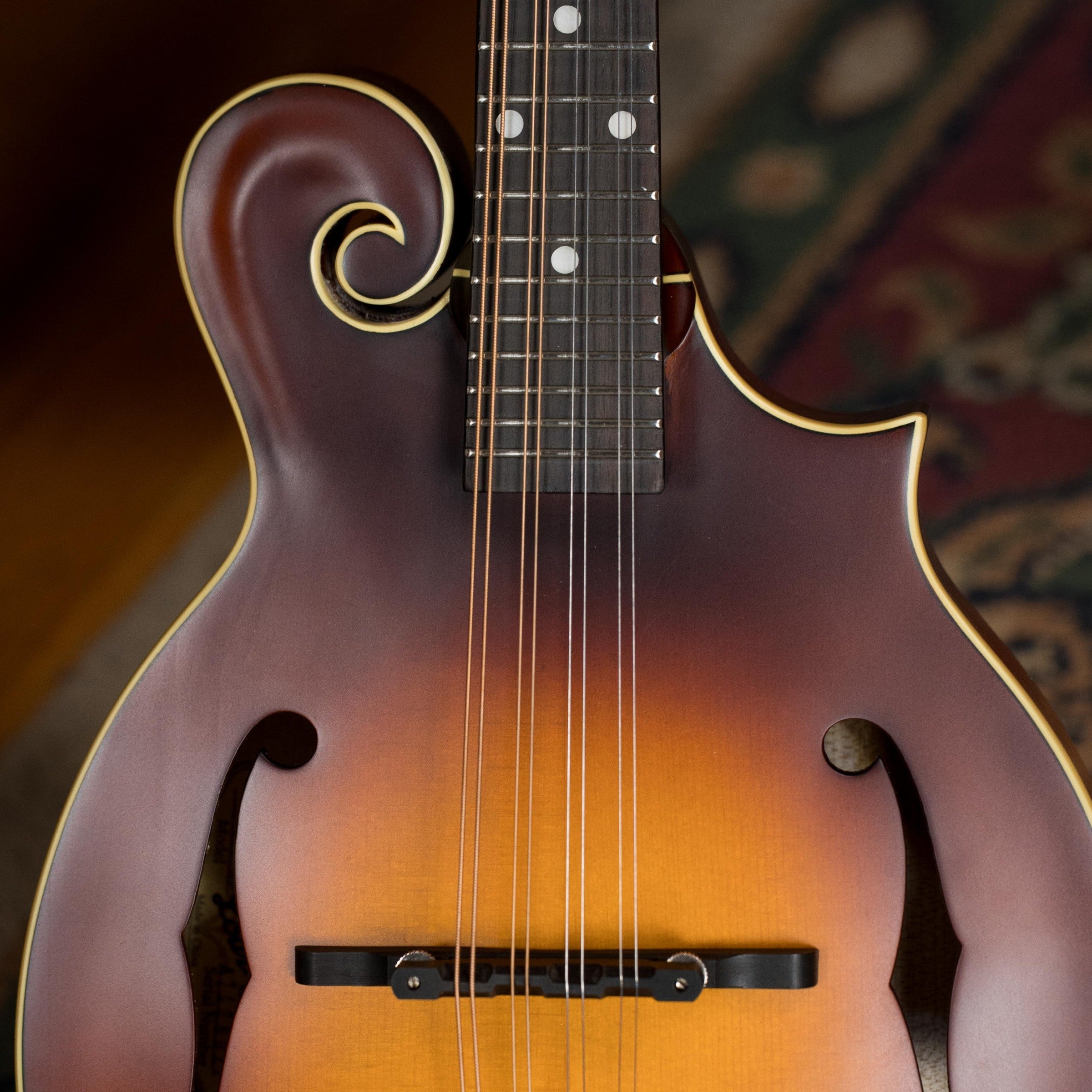 The Loar LM-590-MS Contemporary Satin F-Style Sunburst Mandolin #0228