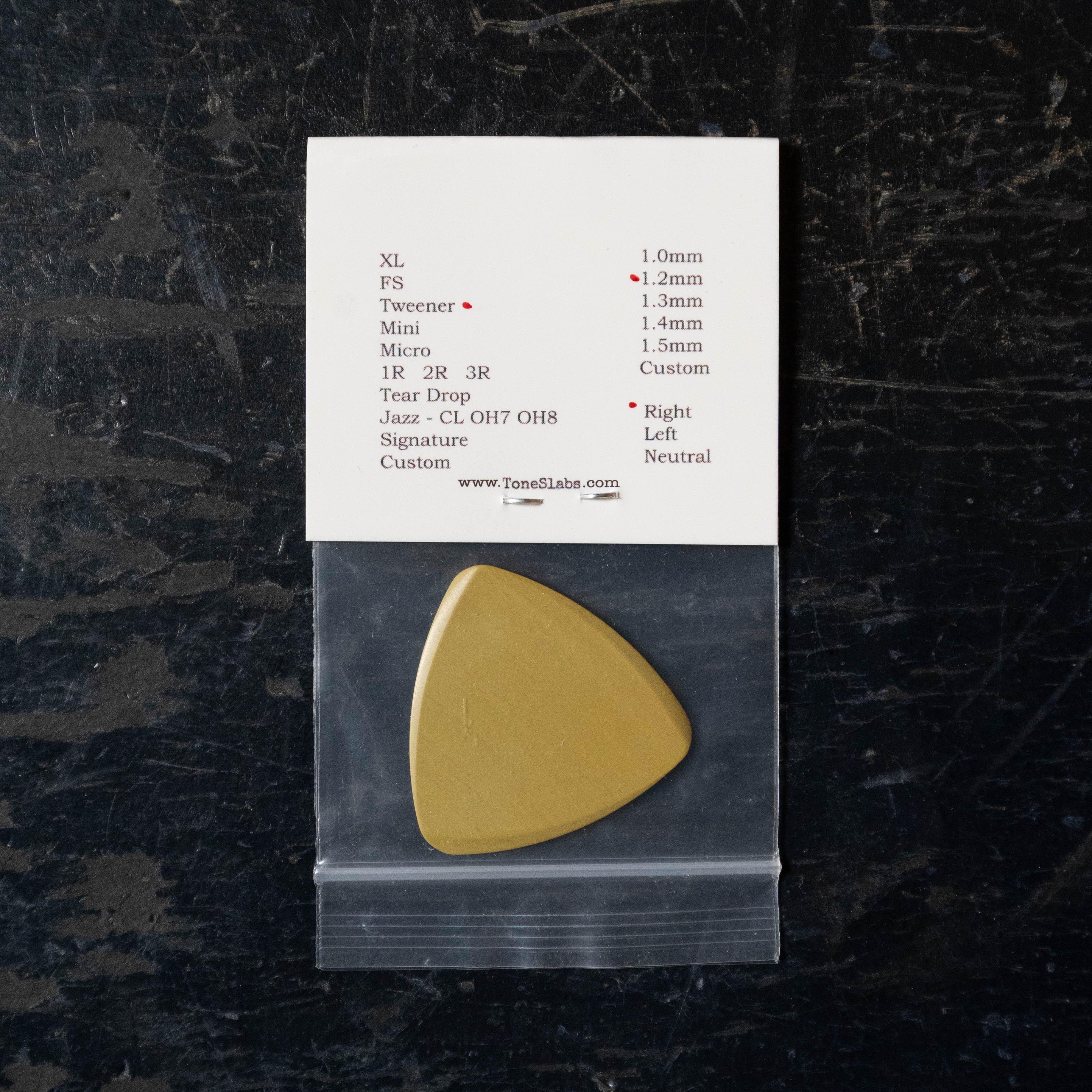 ToneSlabs Torlon Tweener Guitar Pick - 1.2 mm