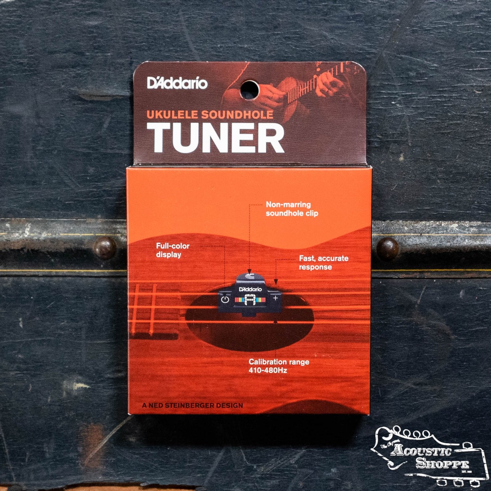 D'Addario NS Micro Ukulele Soundhole Tuner PW-CT-22