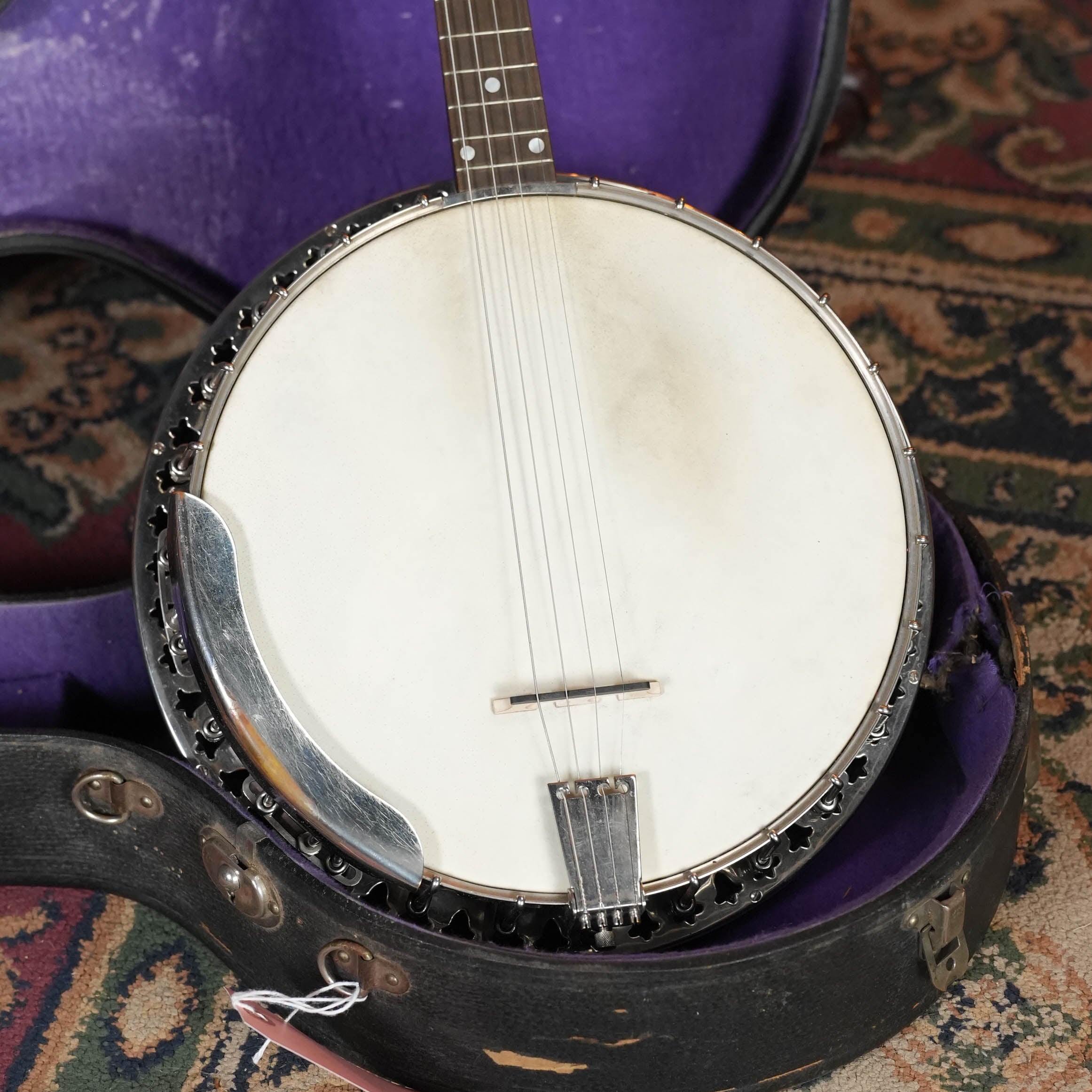 (Used) 1928 Bacon Style C Maple/Mahogany Resonator Banjo #2530