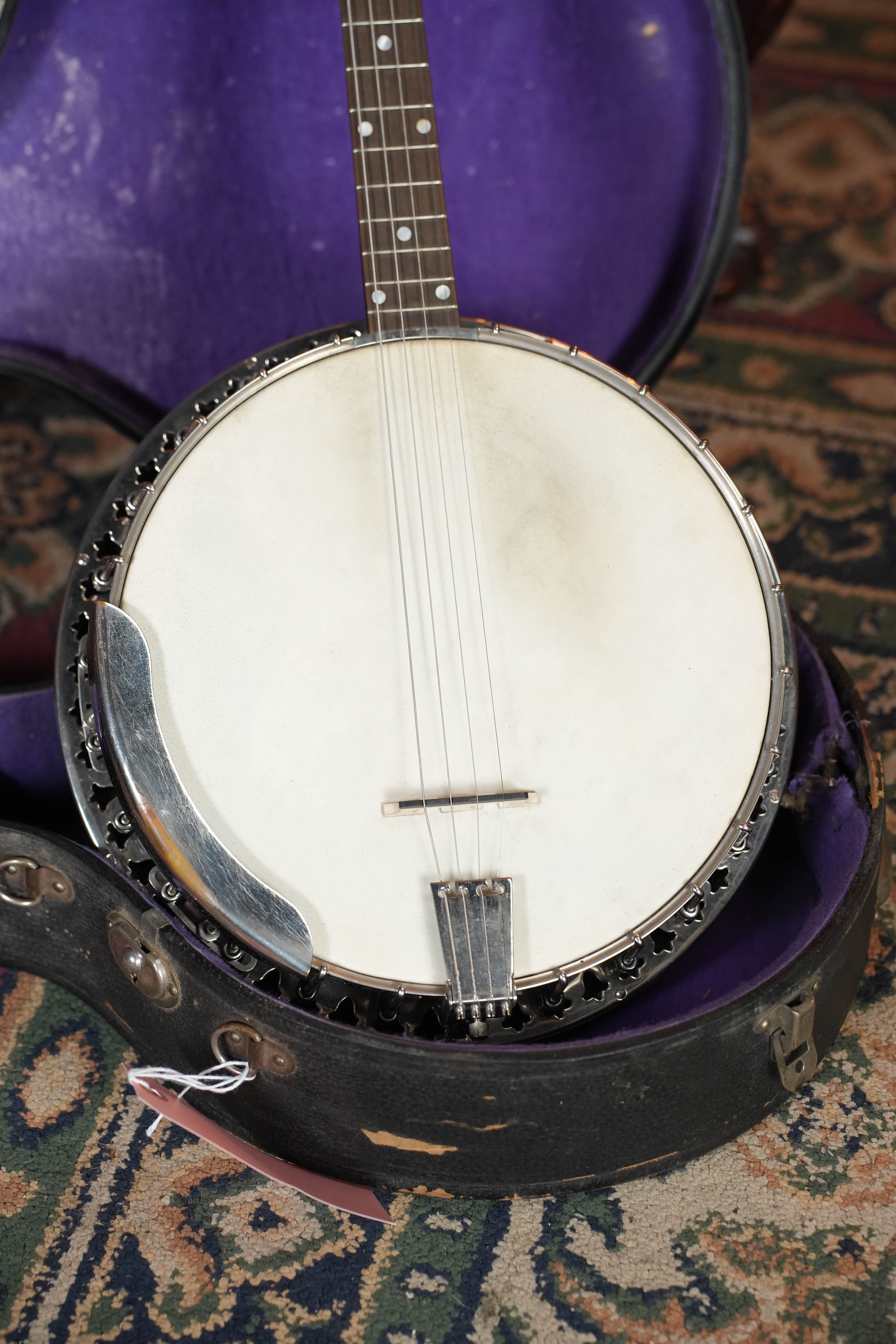 (Used) 1928 Bacon Style C Maple/Mahogany Resonator Banjo #2530
