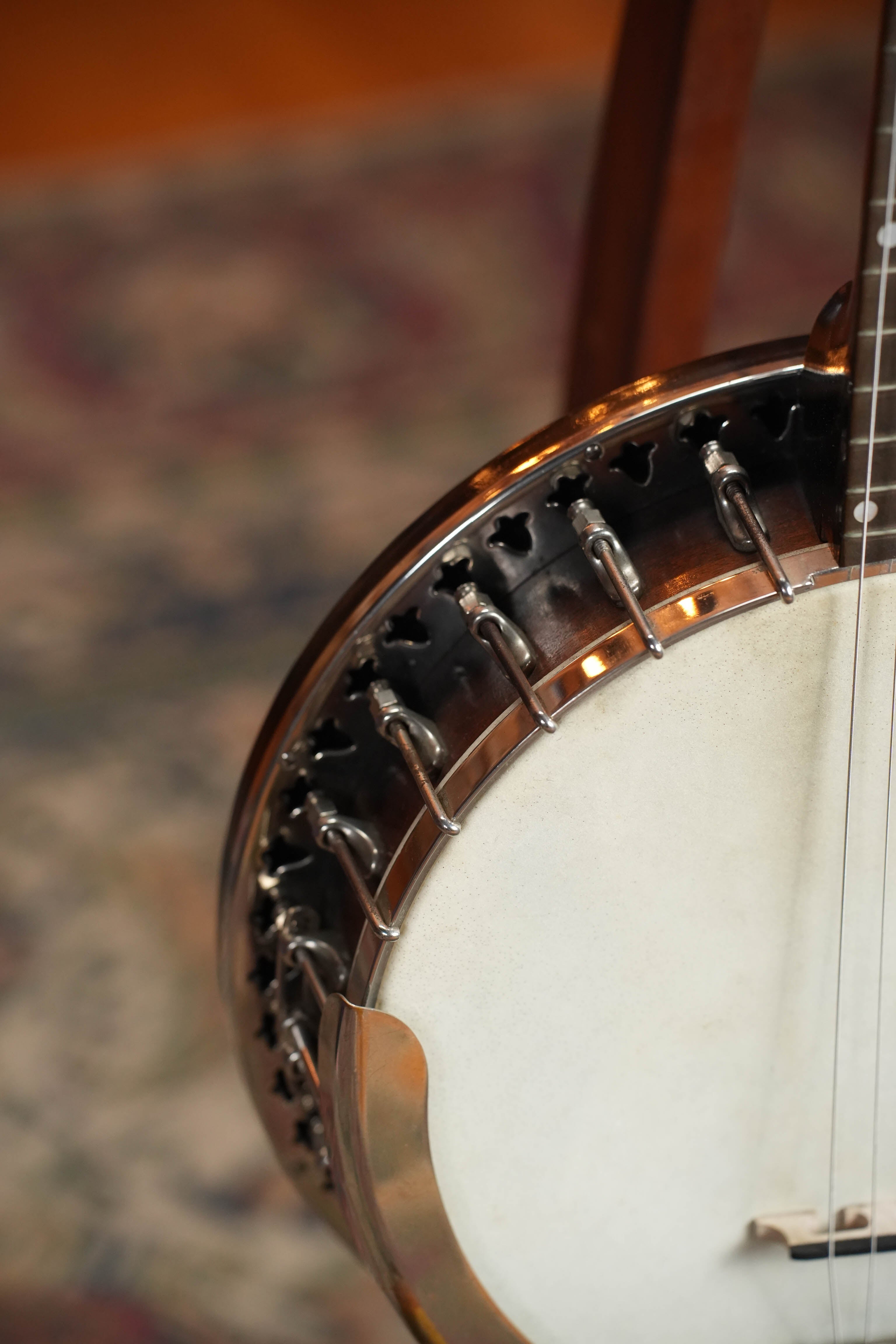 (Used) 1928 Bacon Style C Maple/Mahogany Resonator Banjo #2530