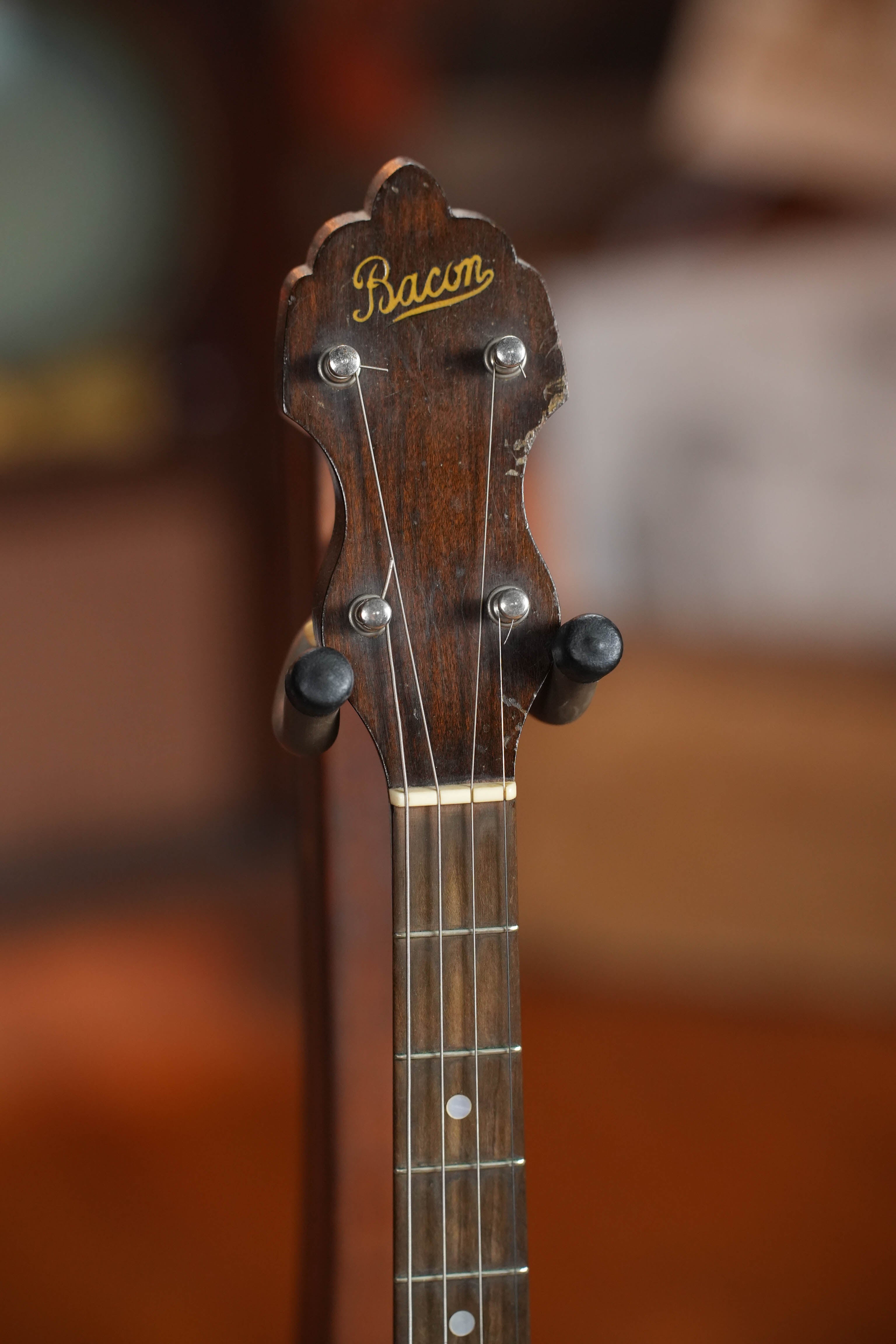 (Used) 1928 Bacon Style C Maple/Mahogany Resonator Banjo #2530