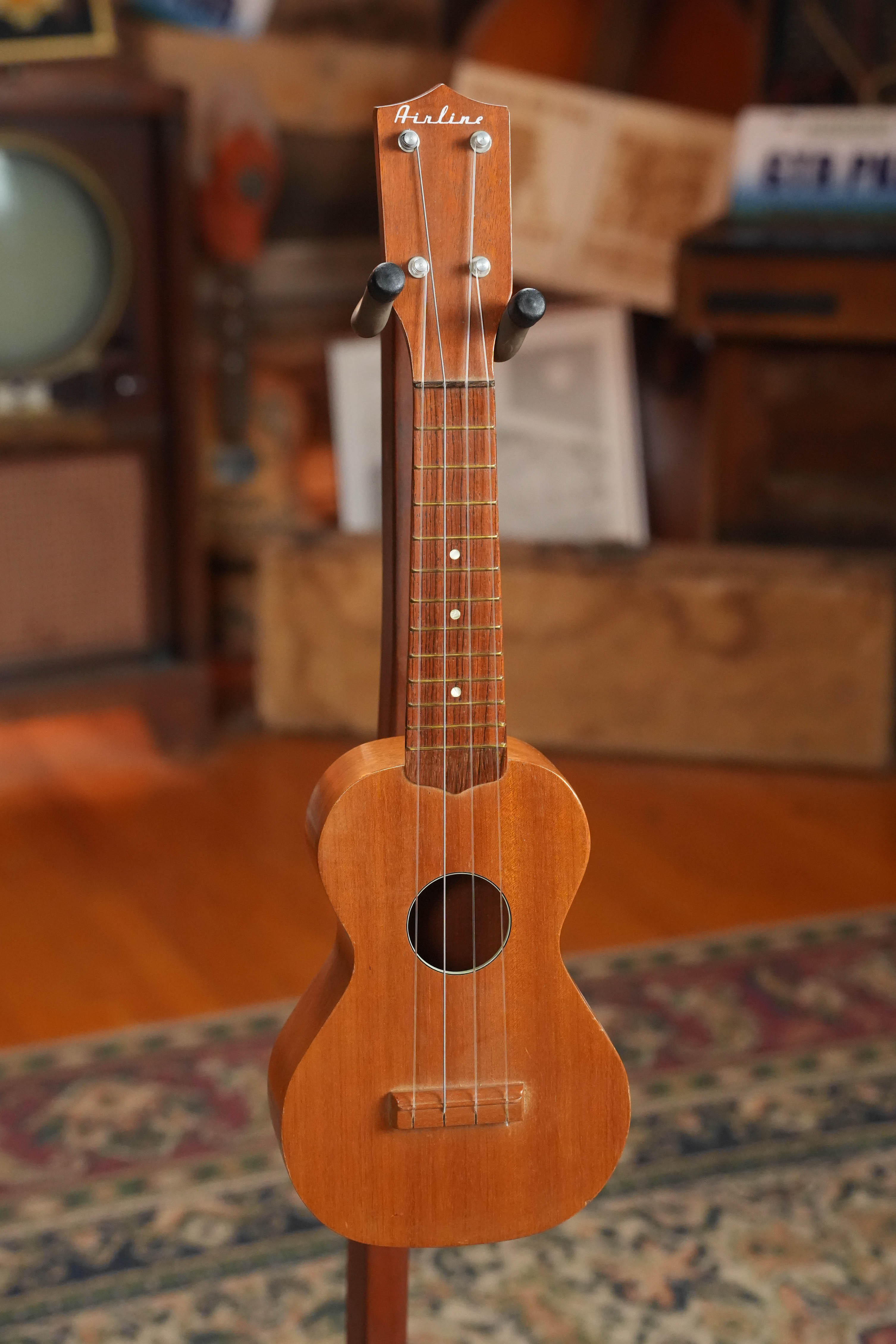 (Used) 1960s Vintage Airline Mahogany Soprano Ukulele
