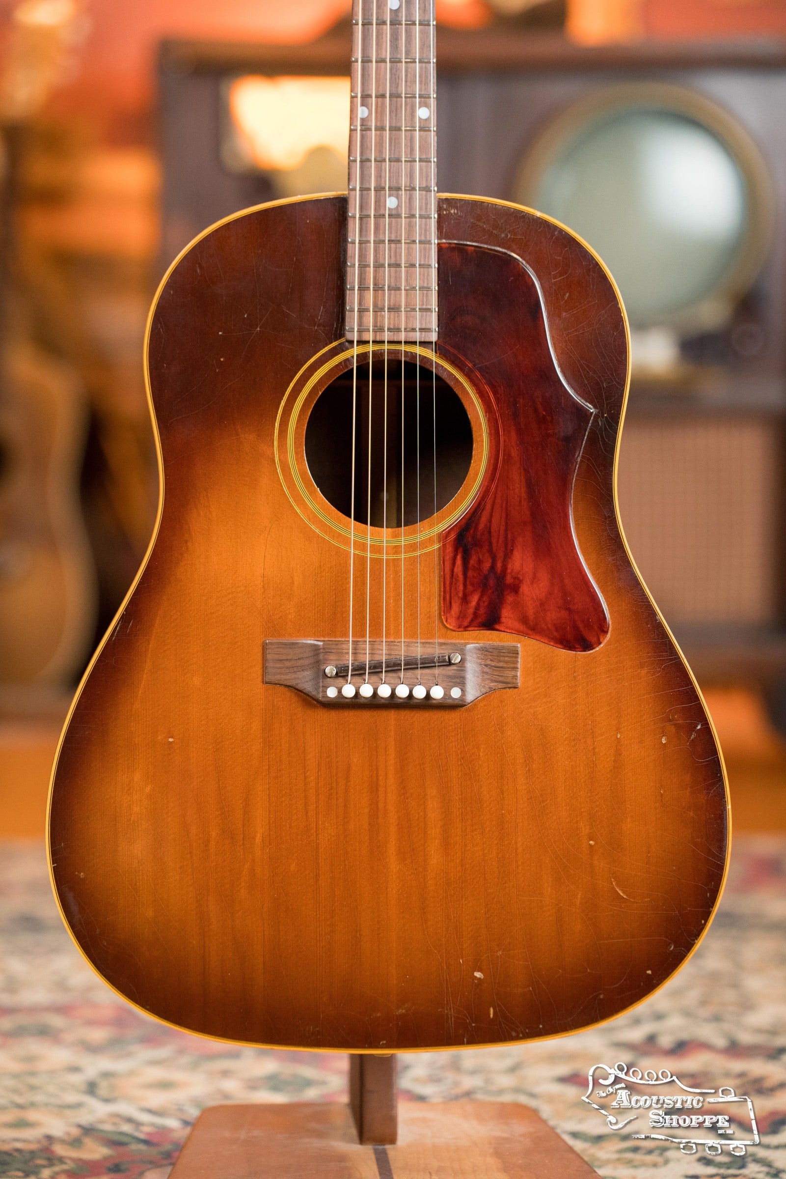(Used) 1967 Gibson J-45 ADJ Spruce/Mahogany Slope Shoulder Dreadnought Acoustic Guitar #9738