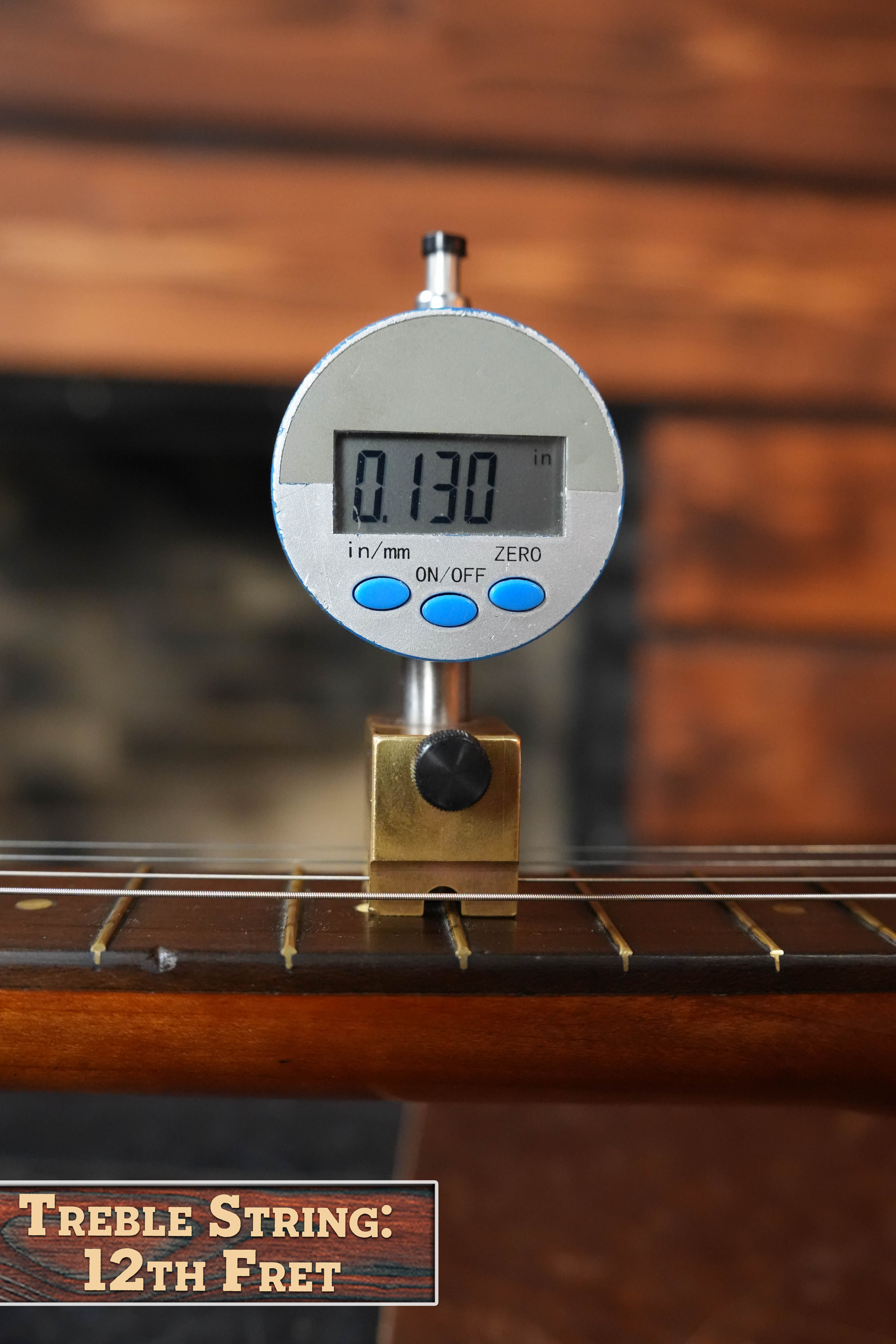 (Used) 1970s Unbranded Aluminum Rim Tenor Banjo with Decorative Inlayed Resonator