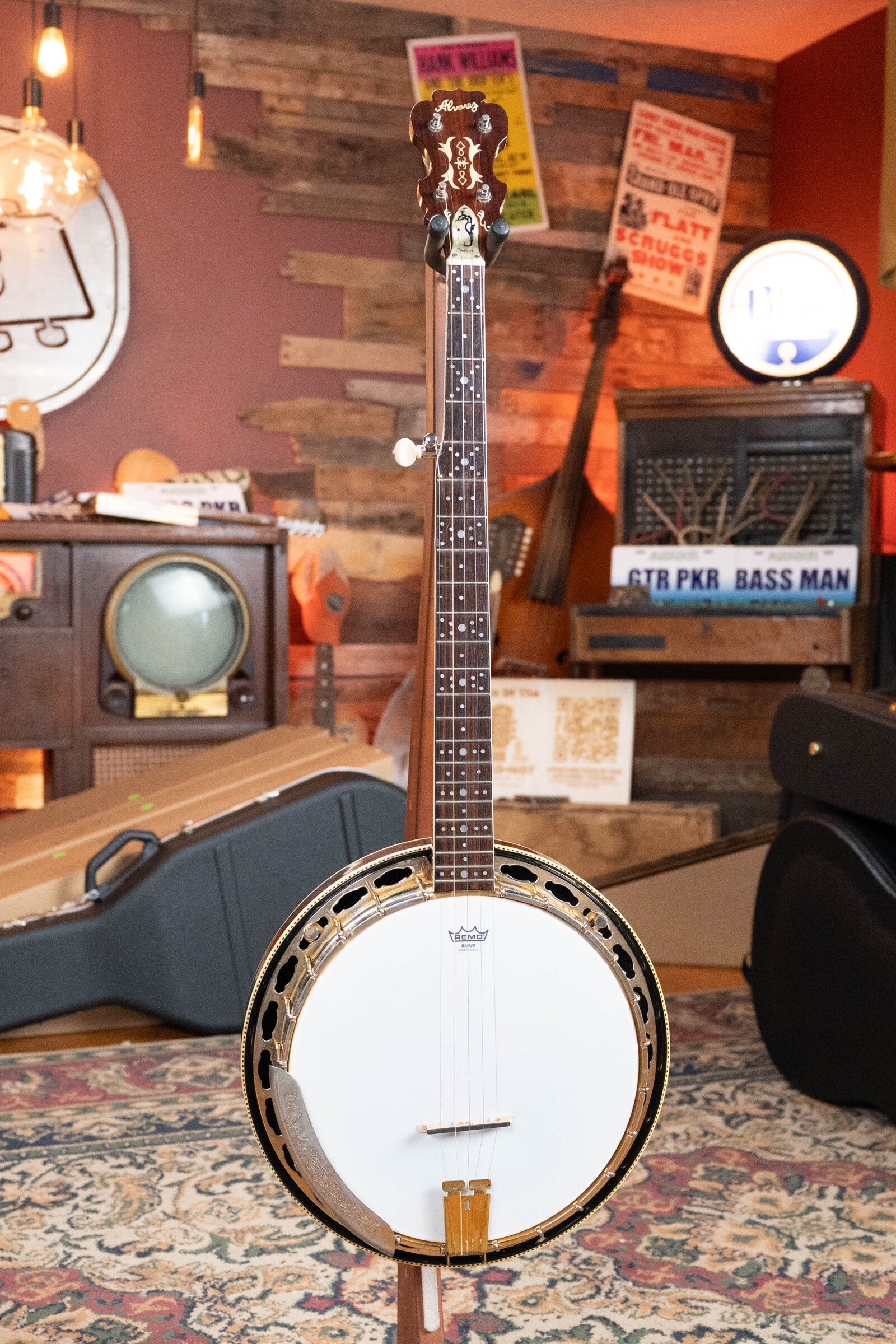 (Used) 1970s Alvarez Montana 5-String Resonator Banjo #0800