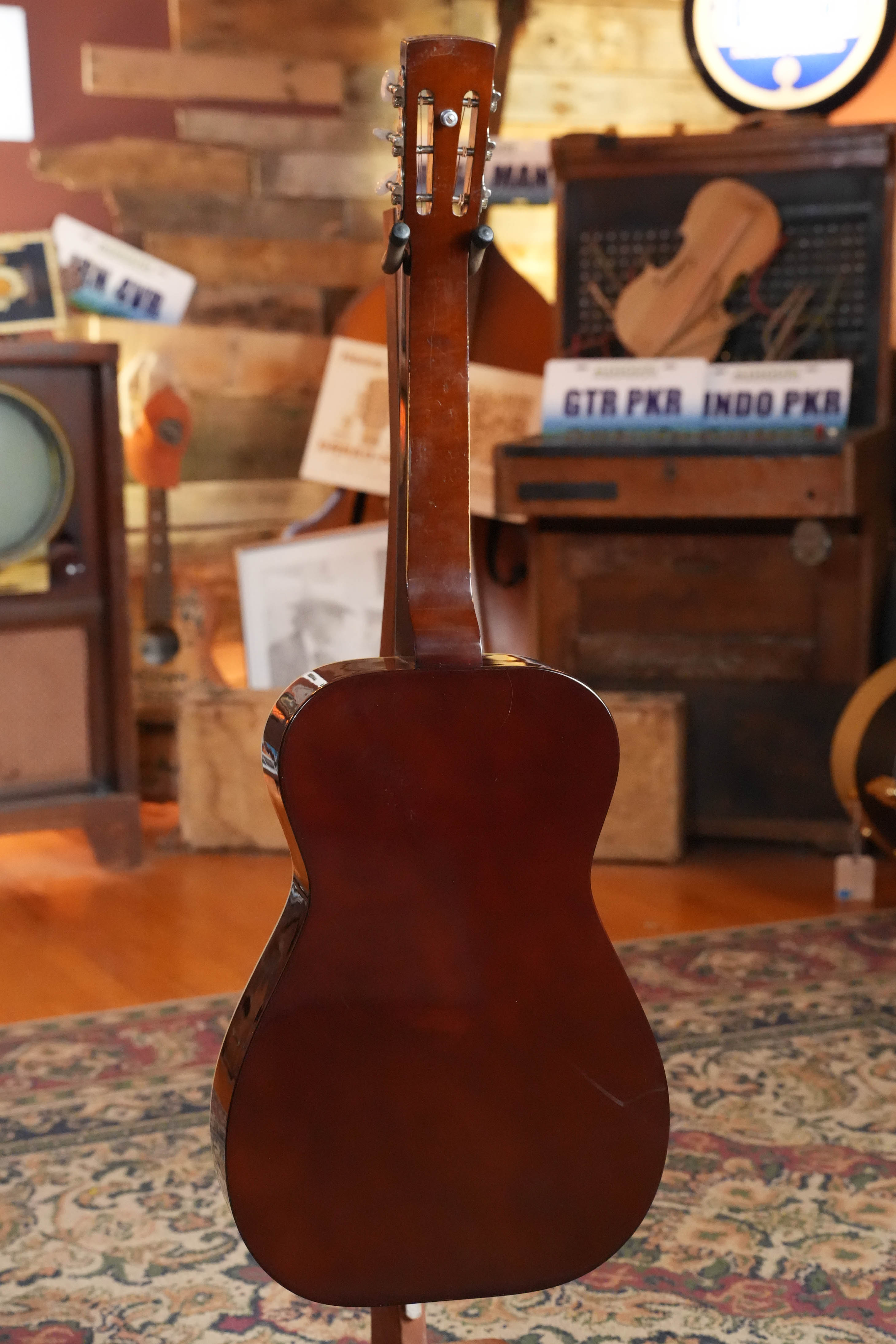 (Used) 1988 Regal Dobro Model 37 Mahogany Resonator Guitar w/ John Pearse Acoustic Pickup #188D
