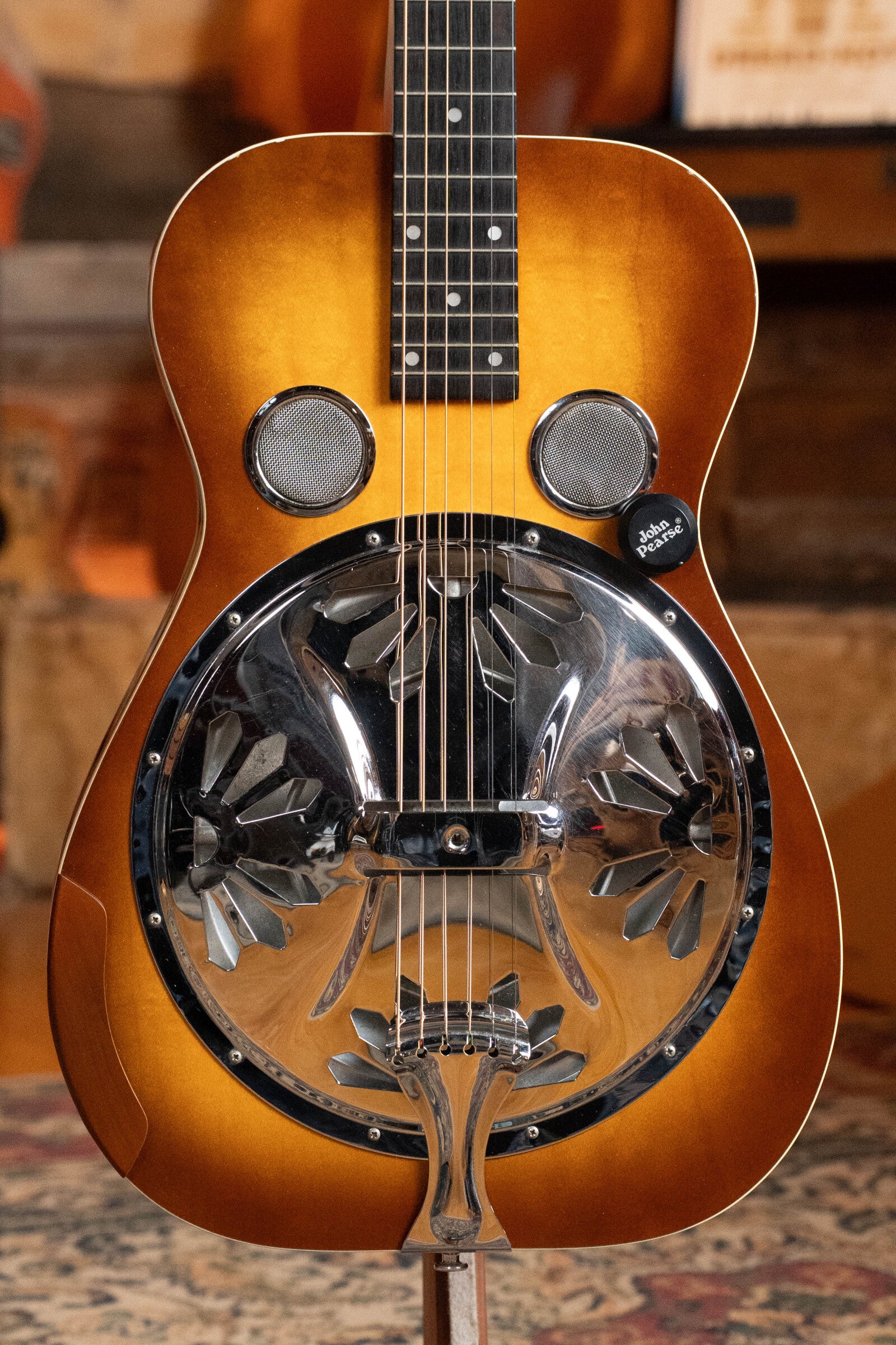 (Used) 1988 OMI Model 37 All Maple Honeyburst Acoustic Dobro #188D