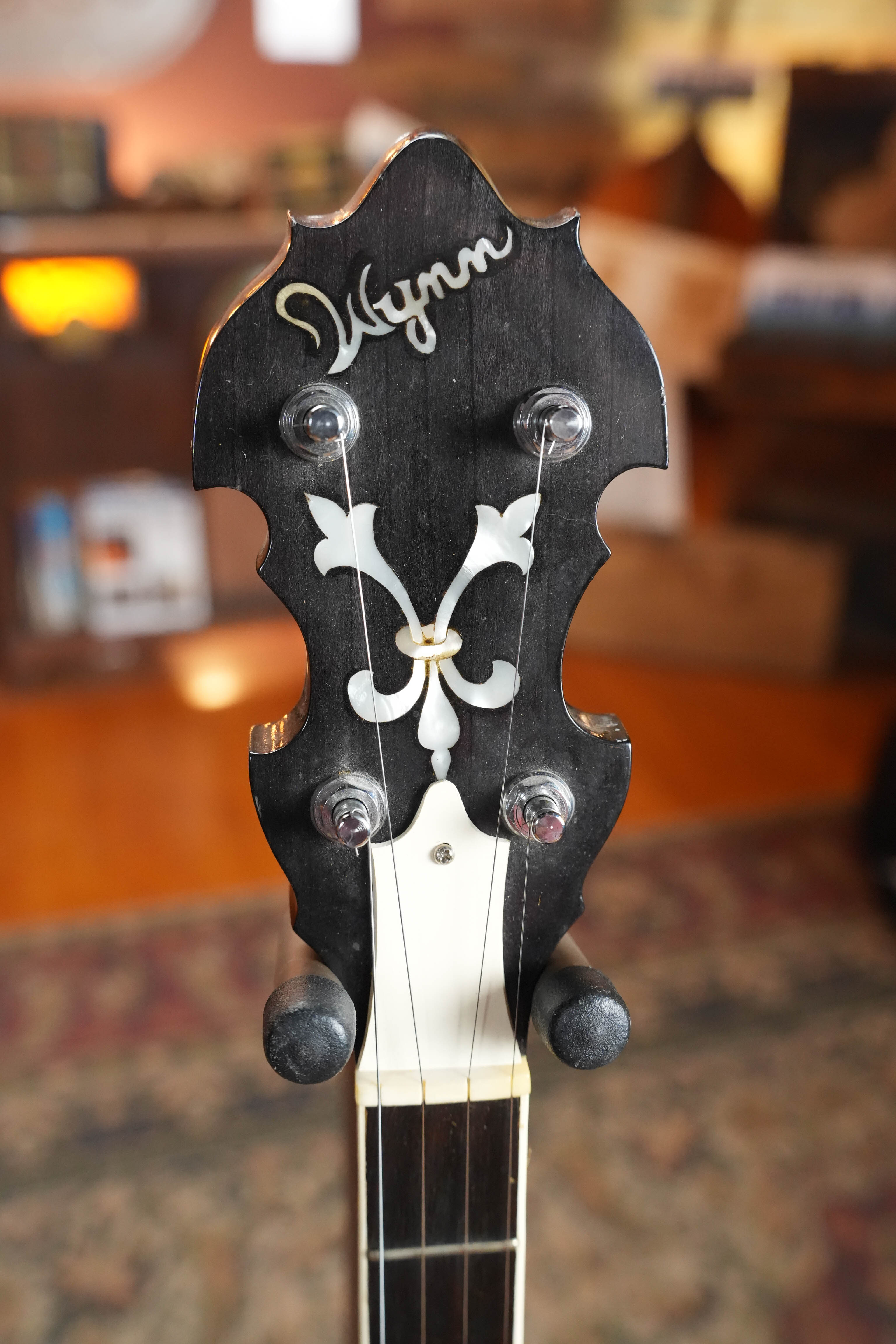 (Used) 1990's Wynn 5 String Banjo Resonator Mahogany Spider Bridge Style Acoustic