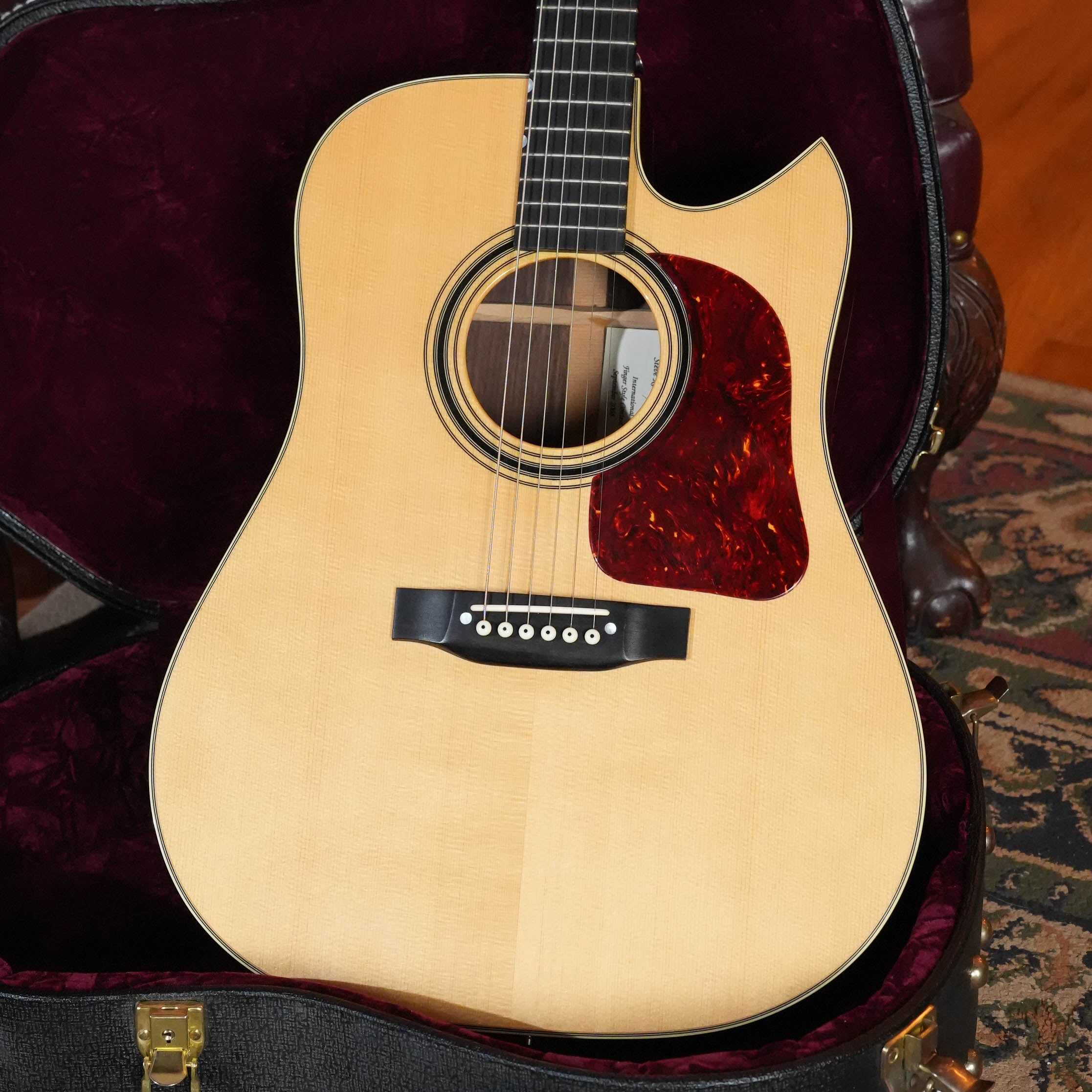 (Used) 2007 Gallagher Steve Rector Model #5 Adirondack/Rosewood Dreadnought Guitar w/K&K #3472