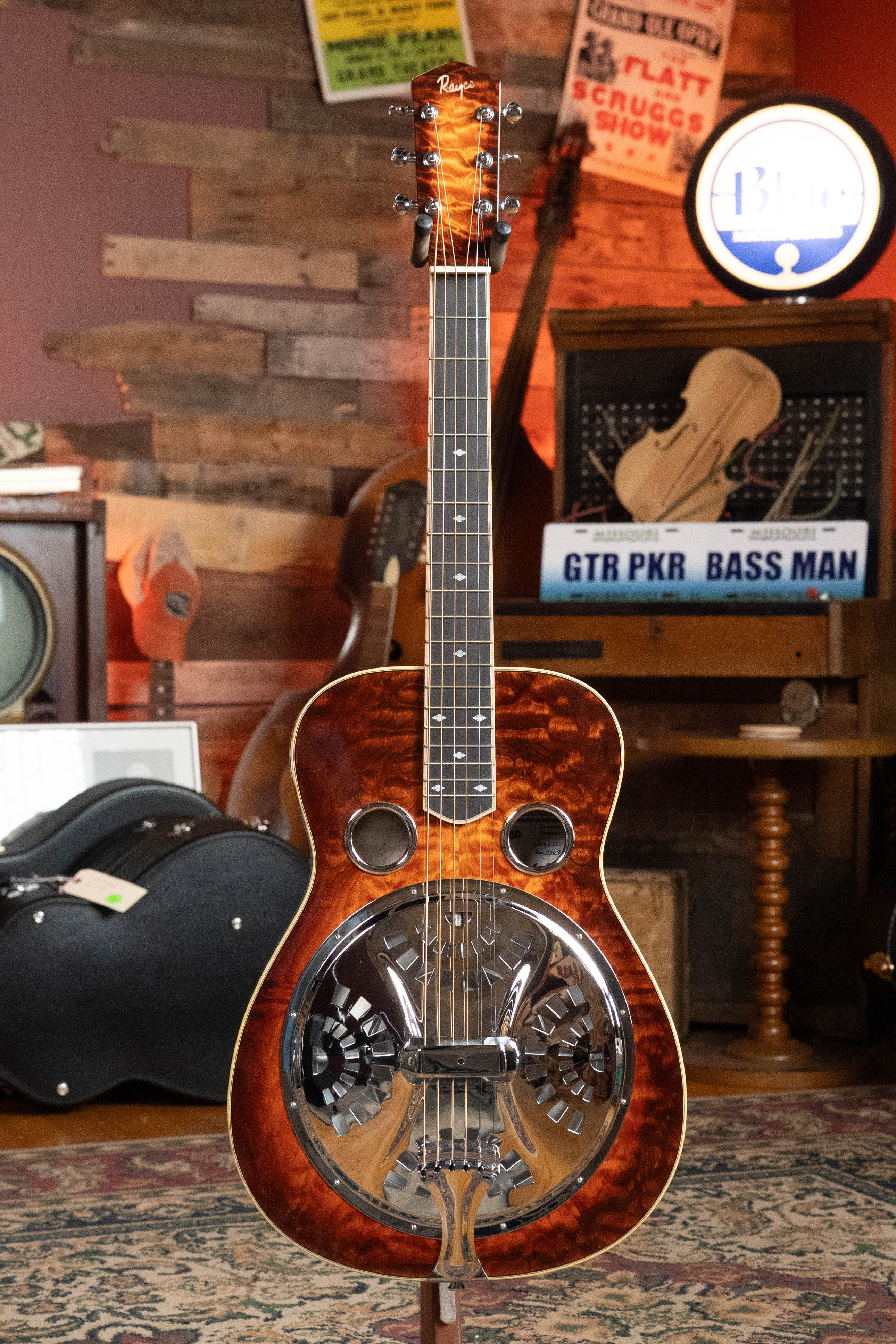 (Used) 2008 Rayco All Quilted Maple Resonator Acoustic Guitar #2008
