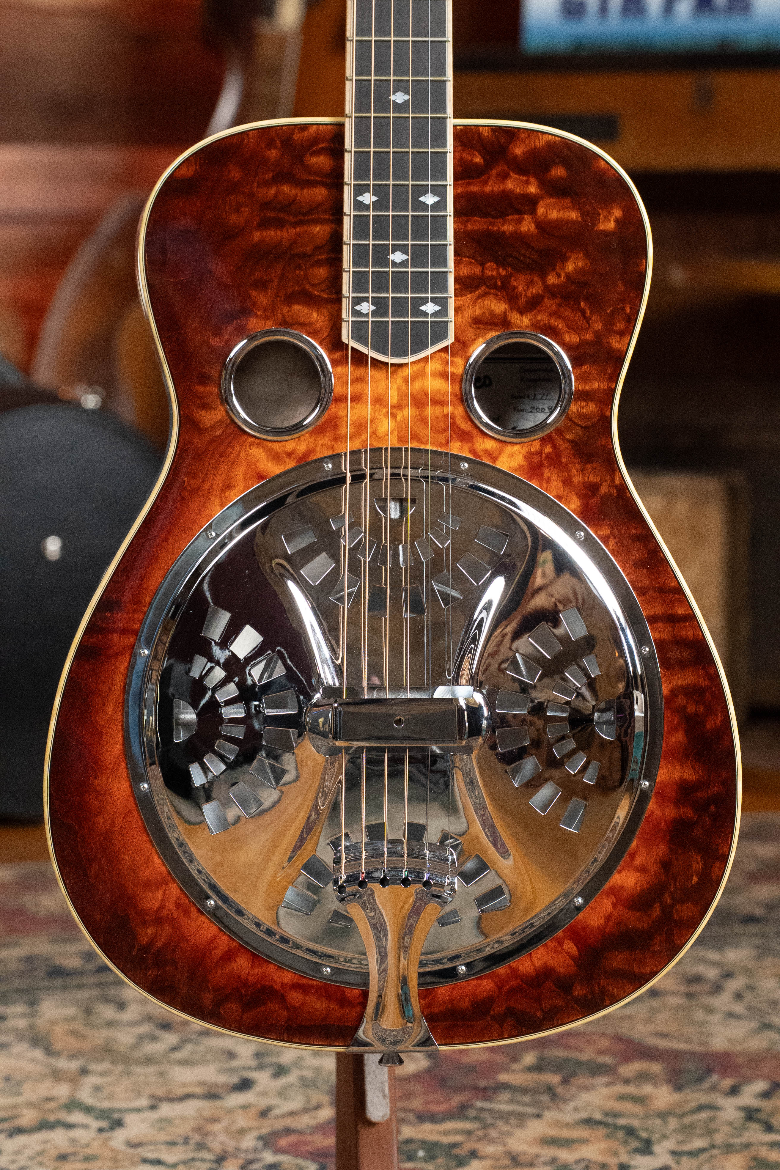 (Used) 2008 Rayco All Quilted Maple Resonator Acoustic Guitar #2008