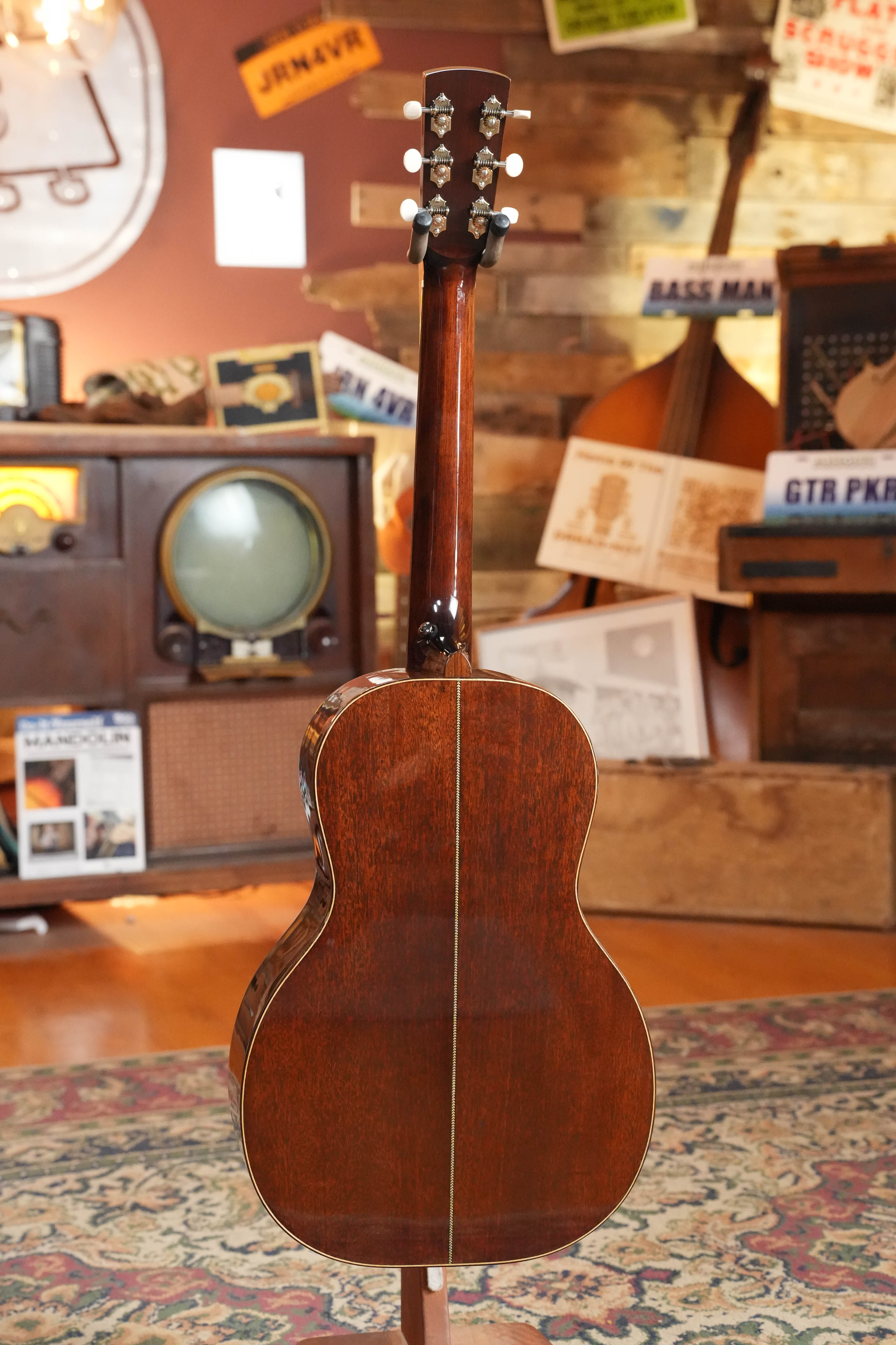 (Used) 2010s Huss & Dalton Model O Engelmann/Mahogany Parlor Acoustic Guitar #3783