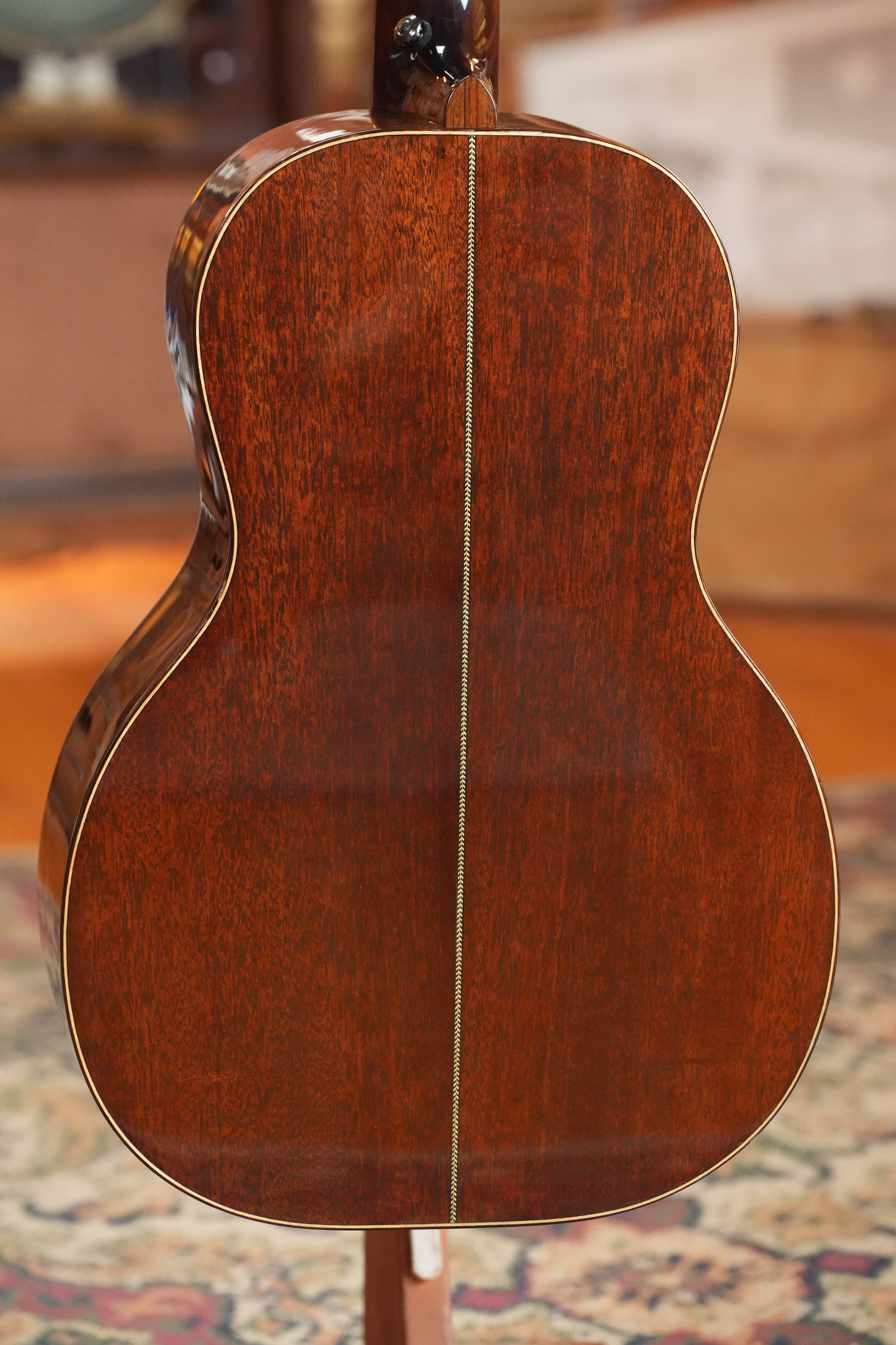 (Used) 2010s Huss & Dalton Model O Engelmann/Mahogany Parlor Acoustic Guitar #3783