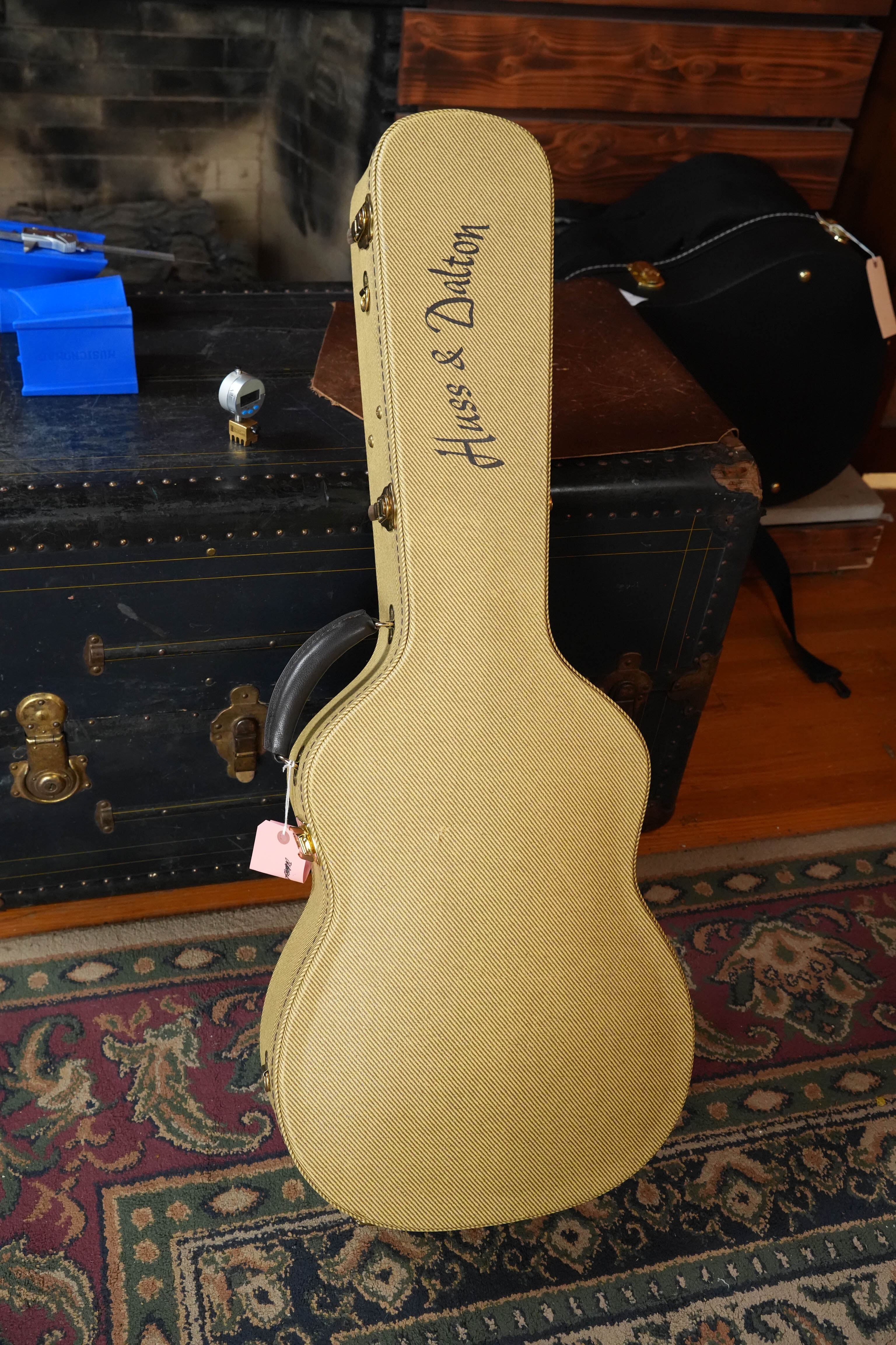 (Used) 2010s Huss & Dalton Model O Engelmann/Mahogany Parlor Acoustic Guitar #3783