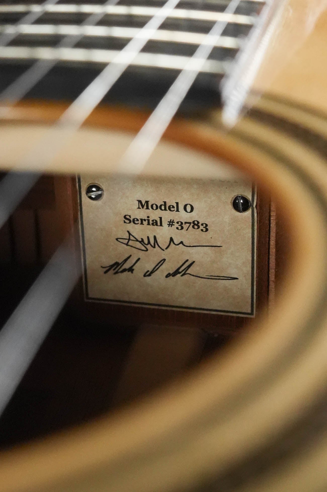 (Used) 2010s Huss & Dalton Model O Engelmann/Mahogany Parlor Acoustic Guitar #3783