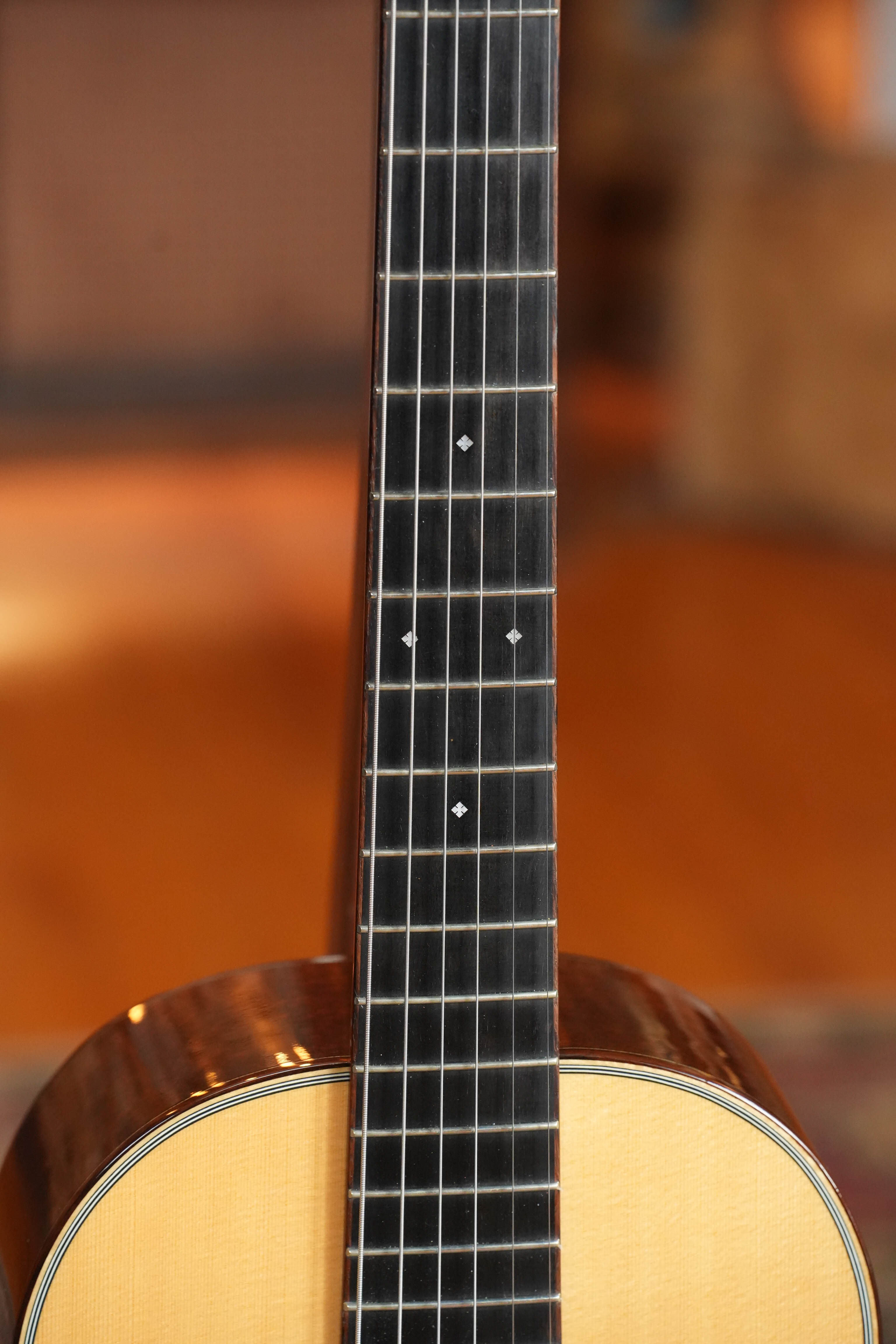 (Used) 2010s Huss & Dalton Model O Engelmann/Mahogany Parlor Acoustic Guitar #3783