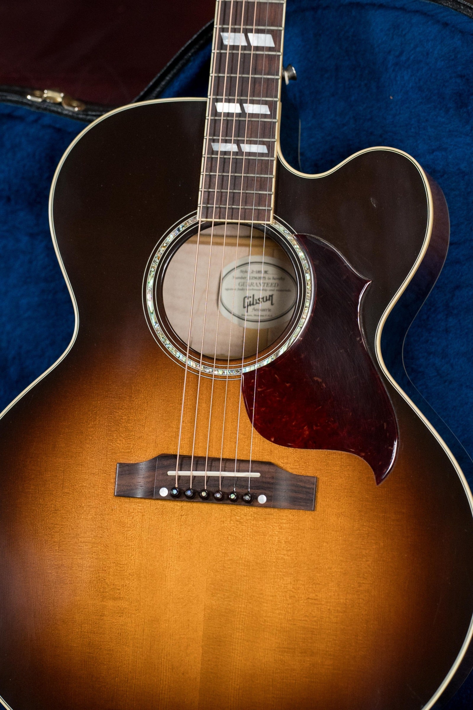 (Used) 2012 Gibson J185 EC Sitka/Maple Jumbo Guitar w/Fishman Pickup #2075