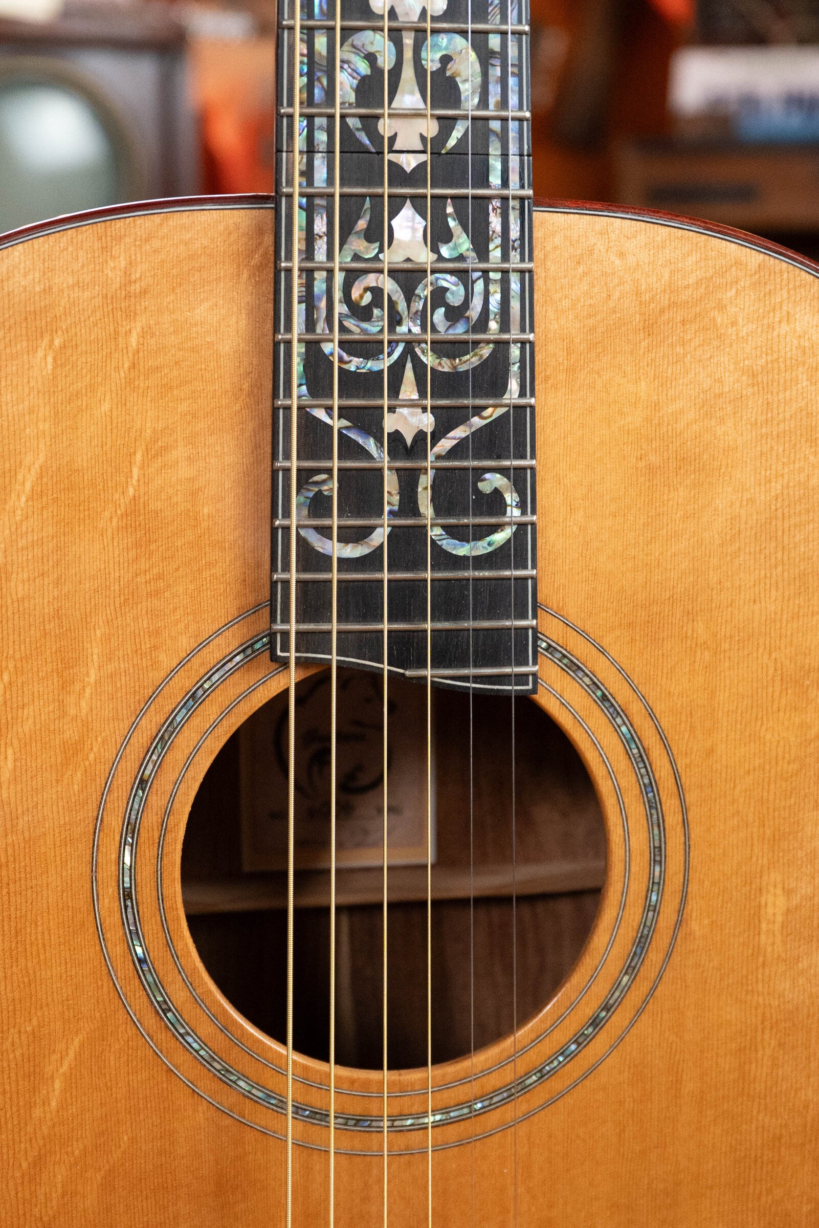 (Used) 2012 Harvey Leach All Honduran Rosewood Folding Neck Travel Acoustic Guitar #6006