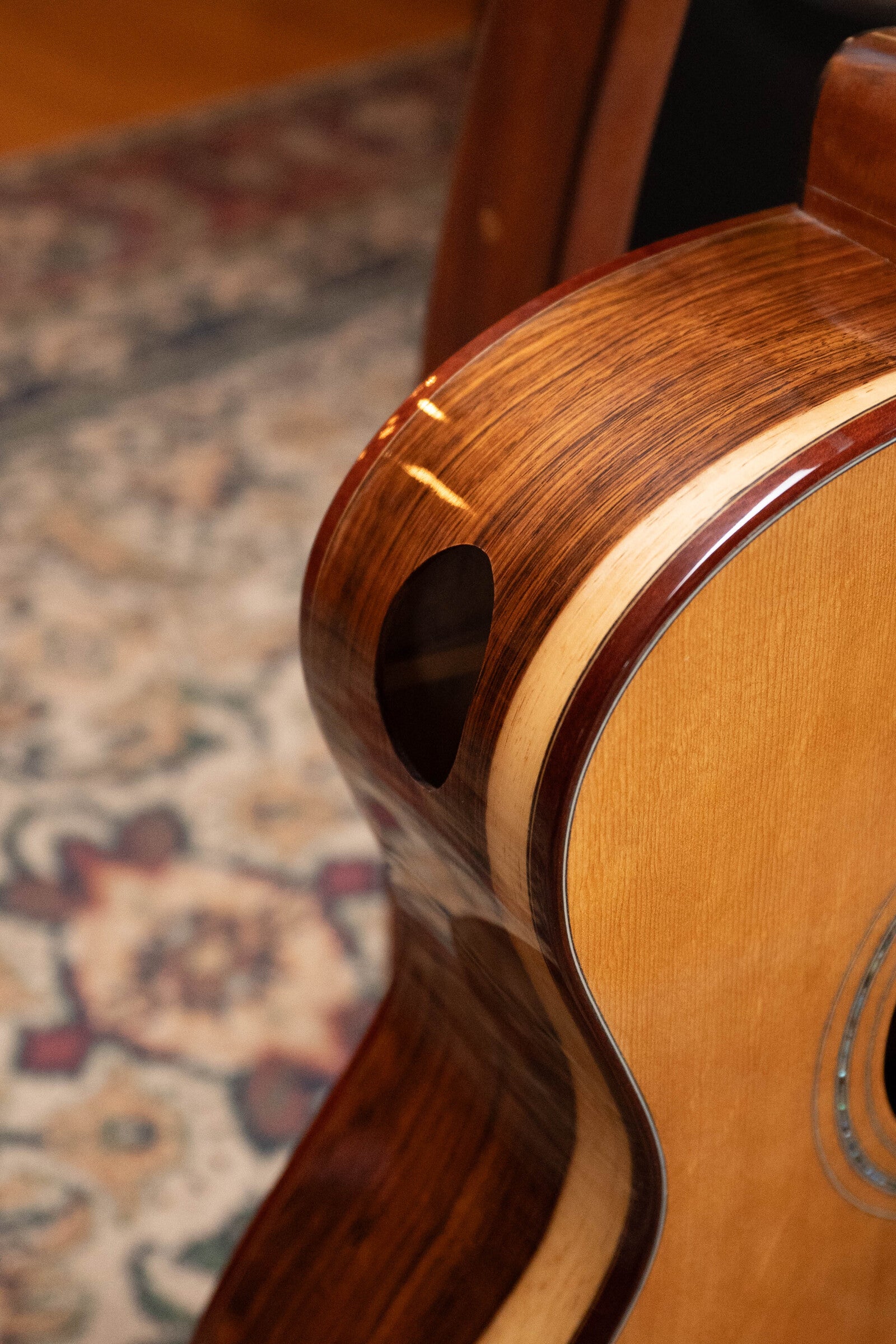 (Used) 2012 Harvey Leach All Honduran Rosewood Folding Neck Travel Acoustic Guitar #6006