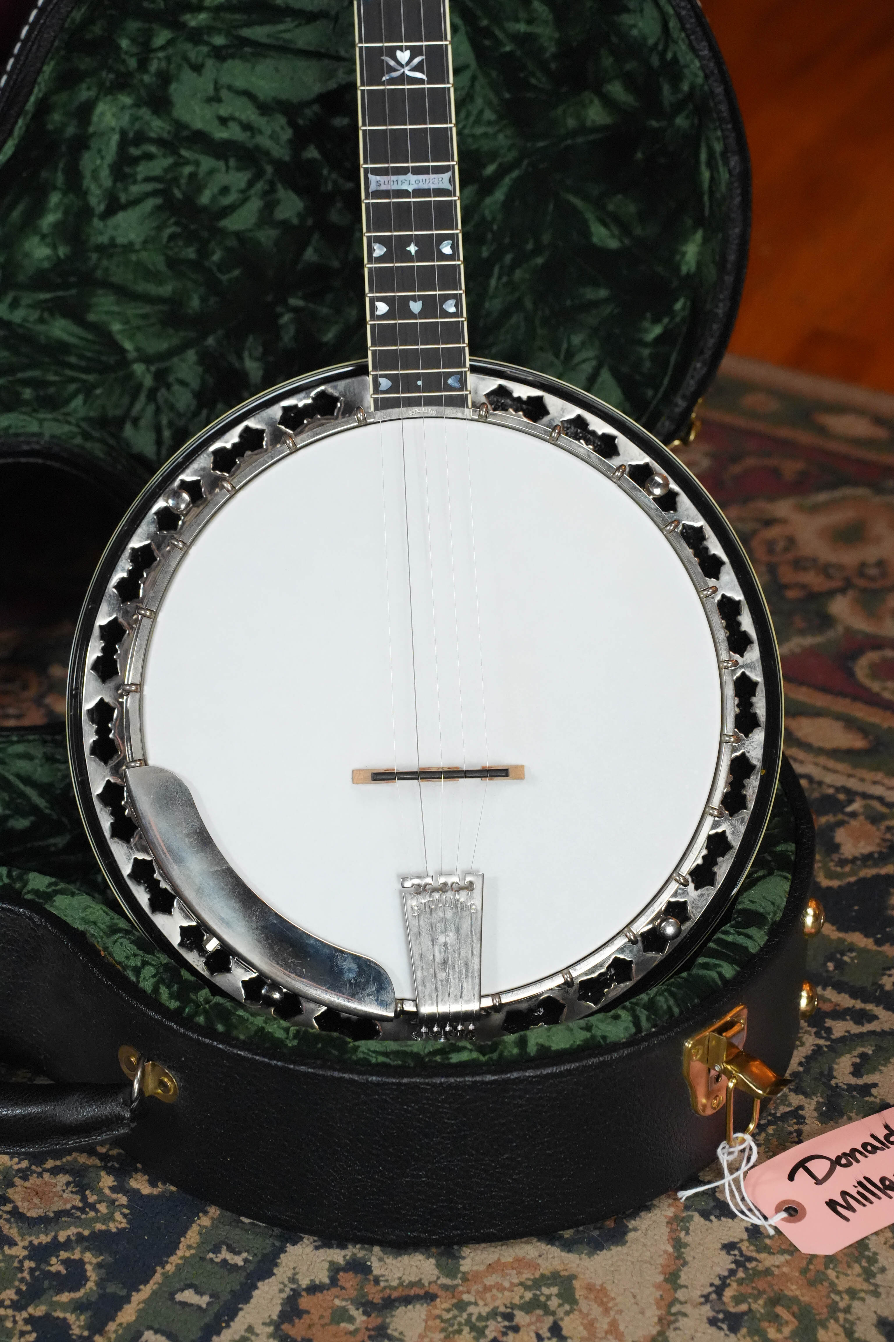 (Used) 2013 Stelling Sunflower Curly Maple 5-String Resonator Banjo #6980
