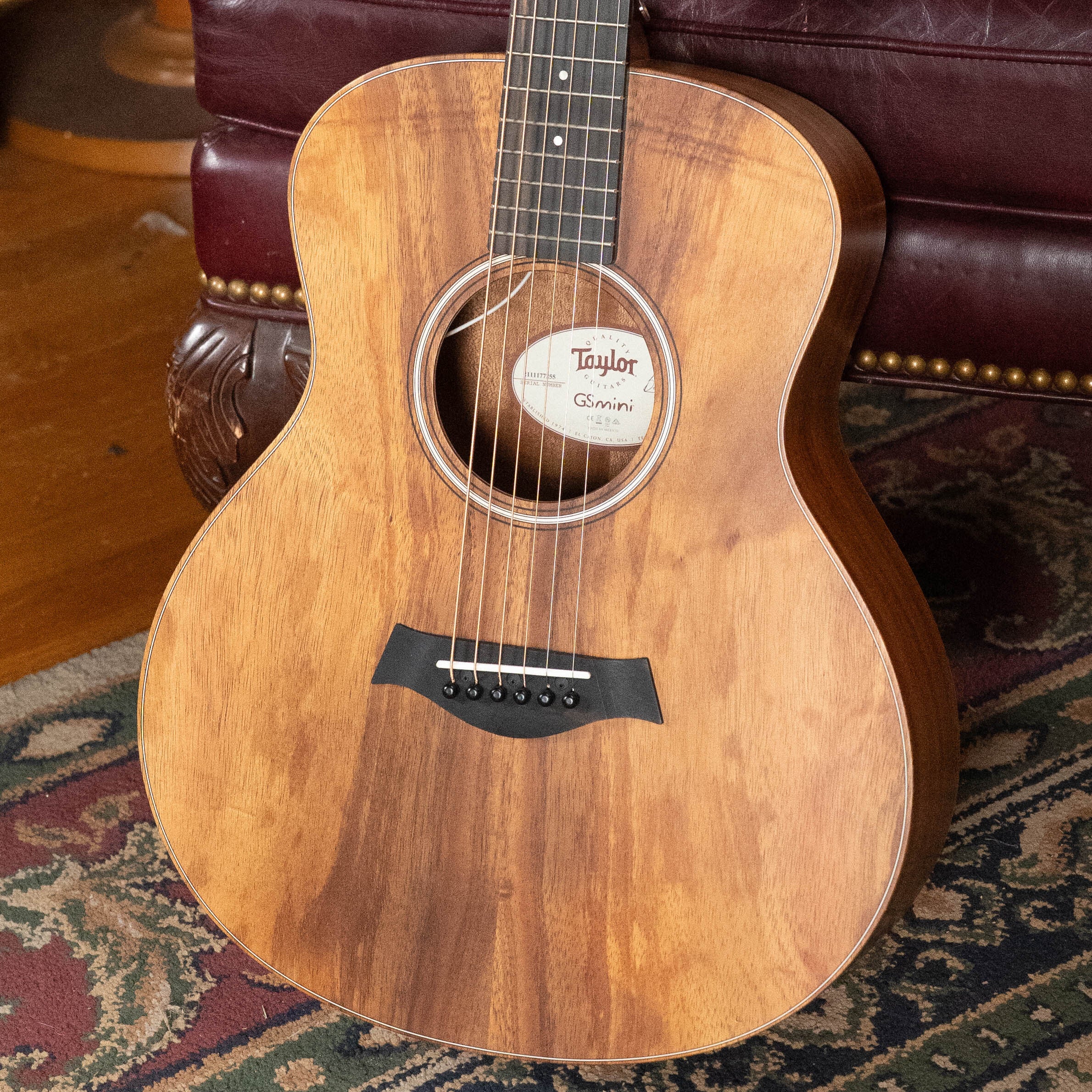 (Used) 2017 Taylor GS Mini All Hawaiian Koa Travel-Sized Modern Parlor Guitar w/Pickup #7255