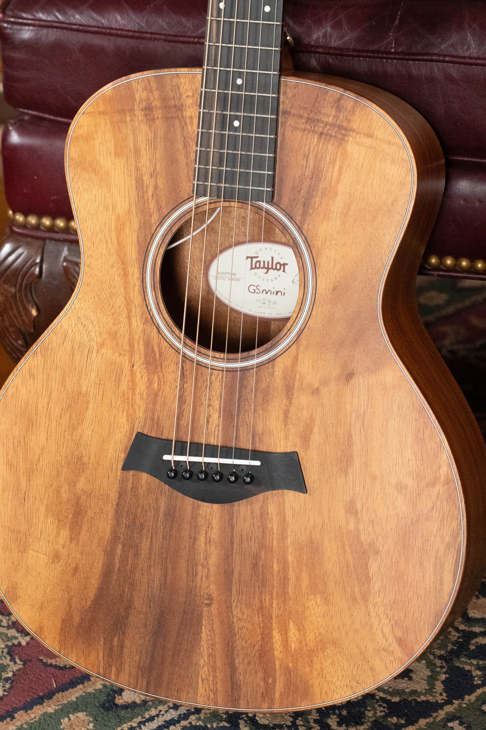 (Used) 2017 Taylor GS Mini All Hawaiian Koa Travel-Sized Modern Parlor Guitar w/Pickup #7255