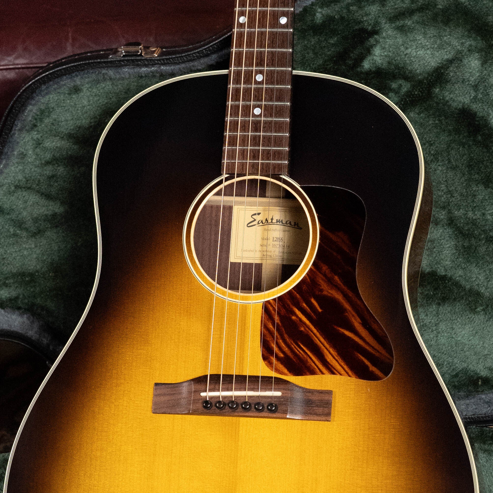 (Used) 2018 Eastman E20SS Adirondack/Rosewood Slope Shoulder Dreadnought Acoustic Guitar #0434