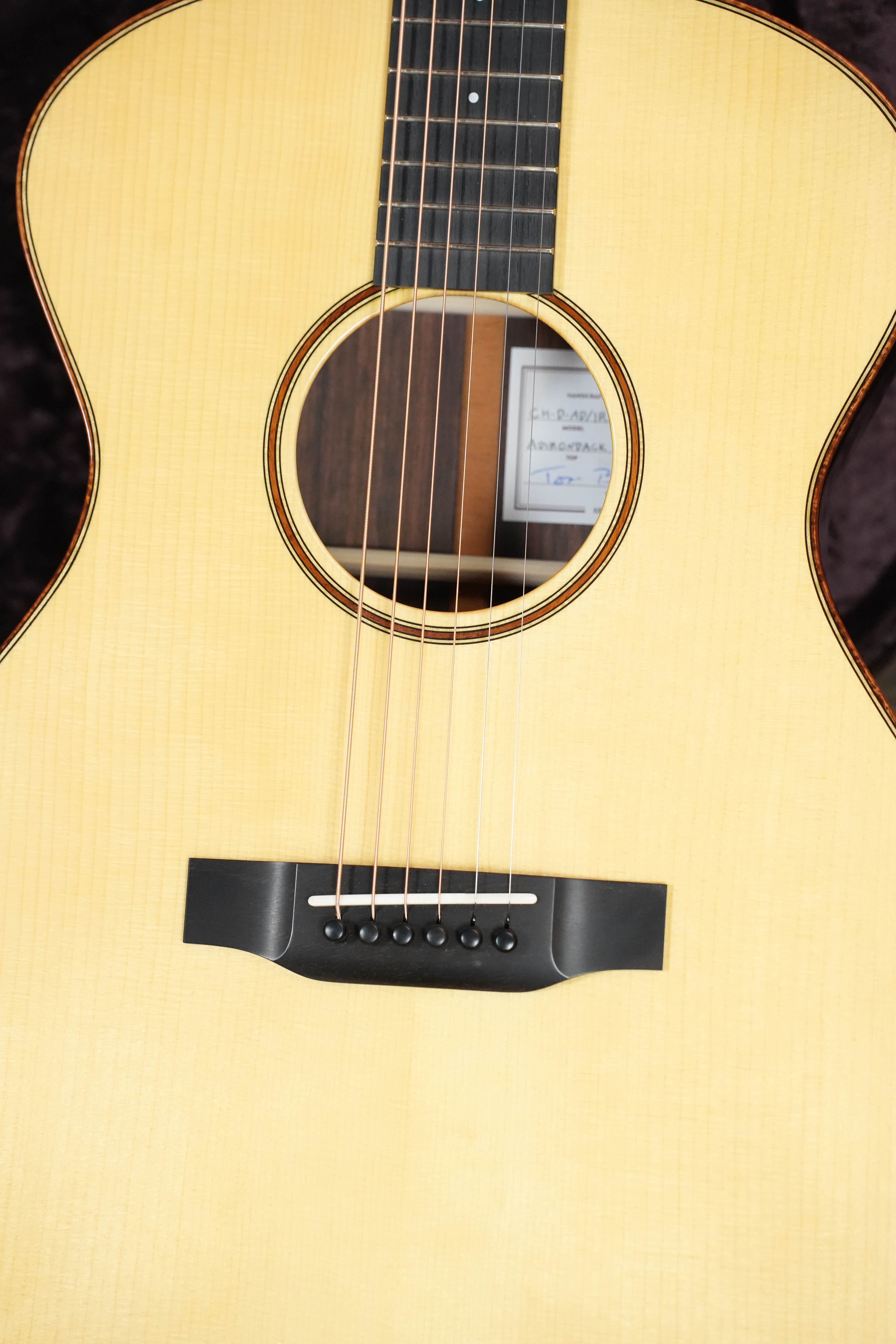 (Used) 2022 Bedell CH-O-AD/IRn Adirondack Spruce/East Indian Rosewood Orchestra w/ K&K Pure Mini #2002