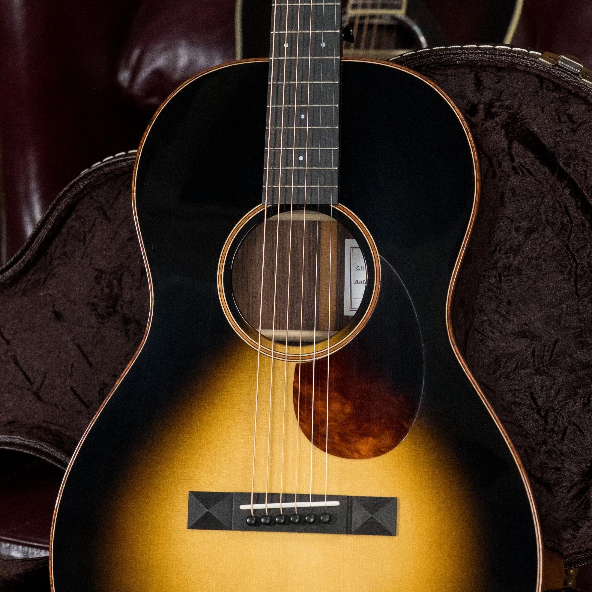 (Used) 2022 Bedell Coffee House Adirondack/Rosewood Parlor Guitar w/K&K Pickup #2009