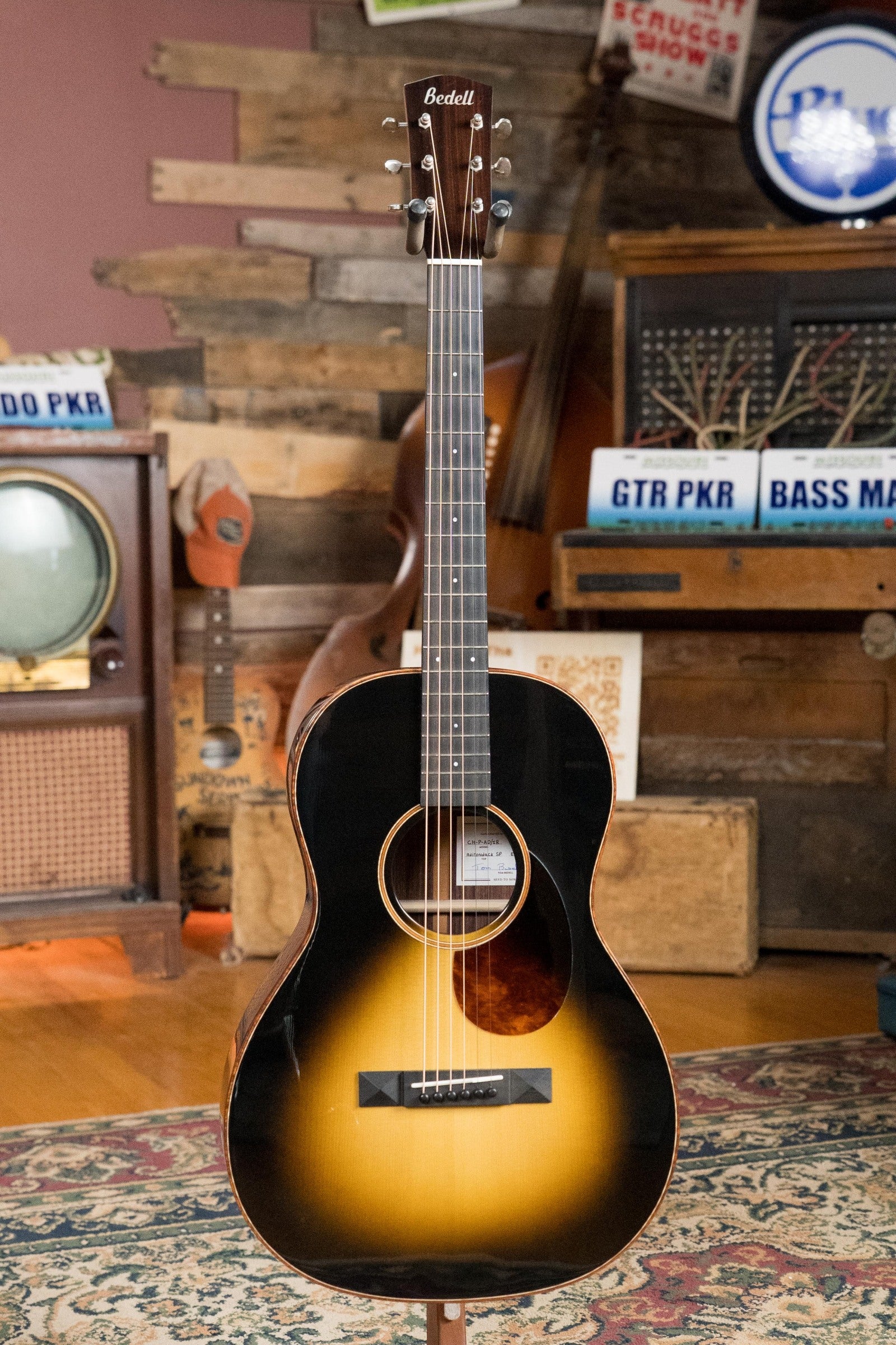 (Used) 2022 Bedell Coffee House Adirondack/Rosewood Parlor Guitar w/K&K Pickup #2009