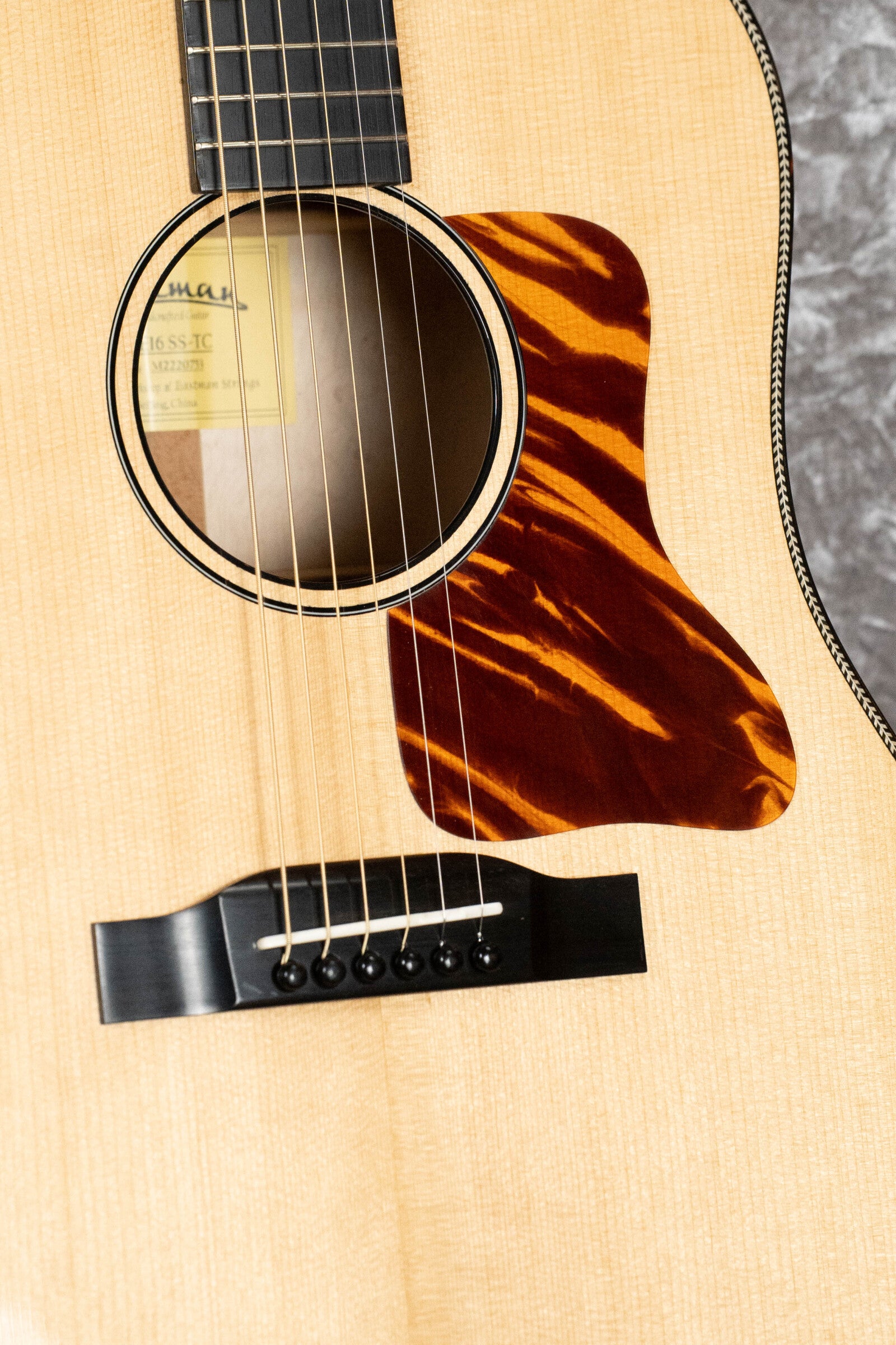 (Used) 2022 Limited Edition Eastman E16SS-TC Thermo-Cured Adirondack/Maple Slope Shoulder Dreadnought Acoustic Guitar #0753